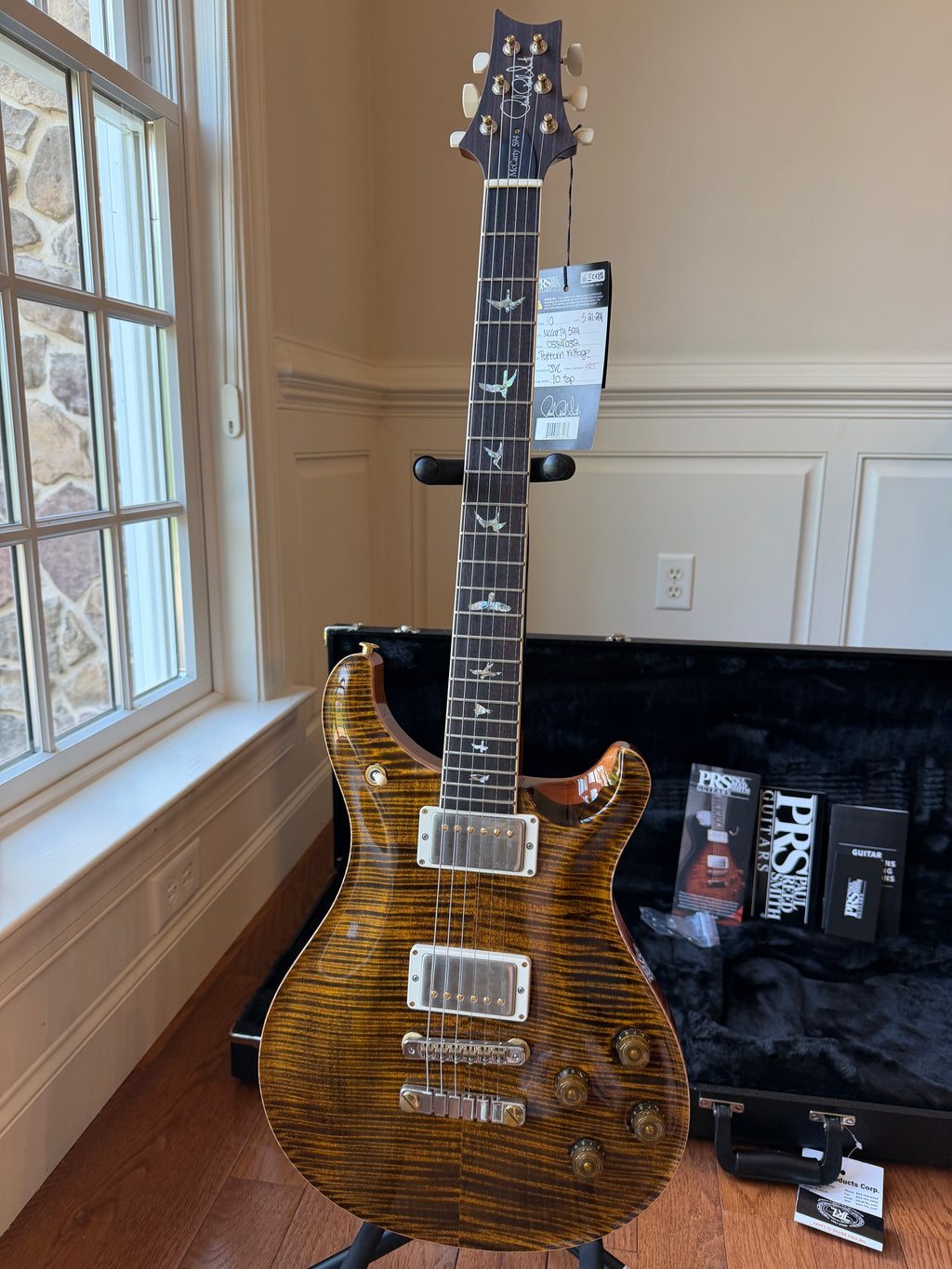 2024 PRS McCarty 594 10 Top - Yellow Tiger