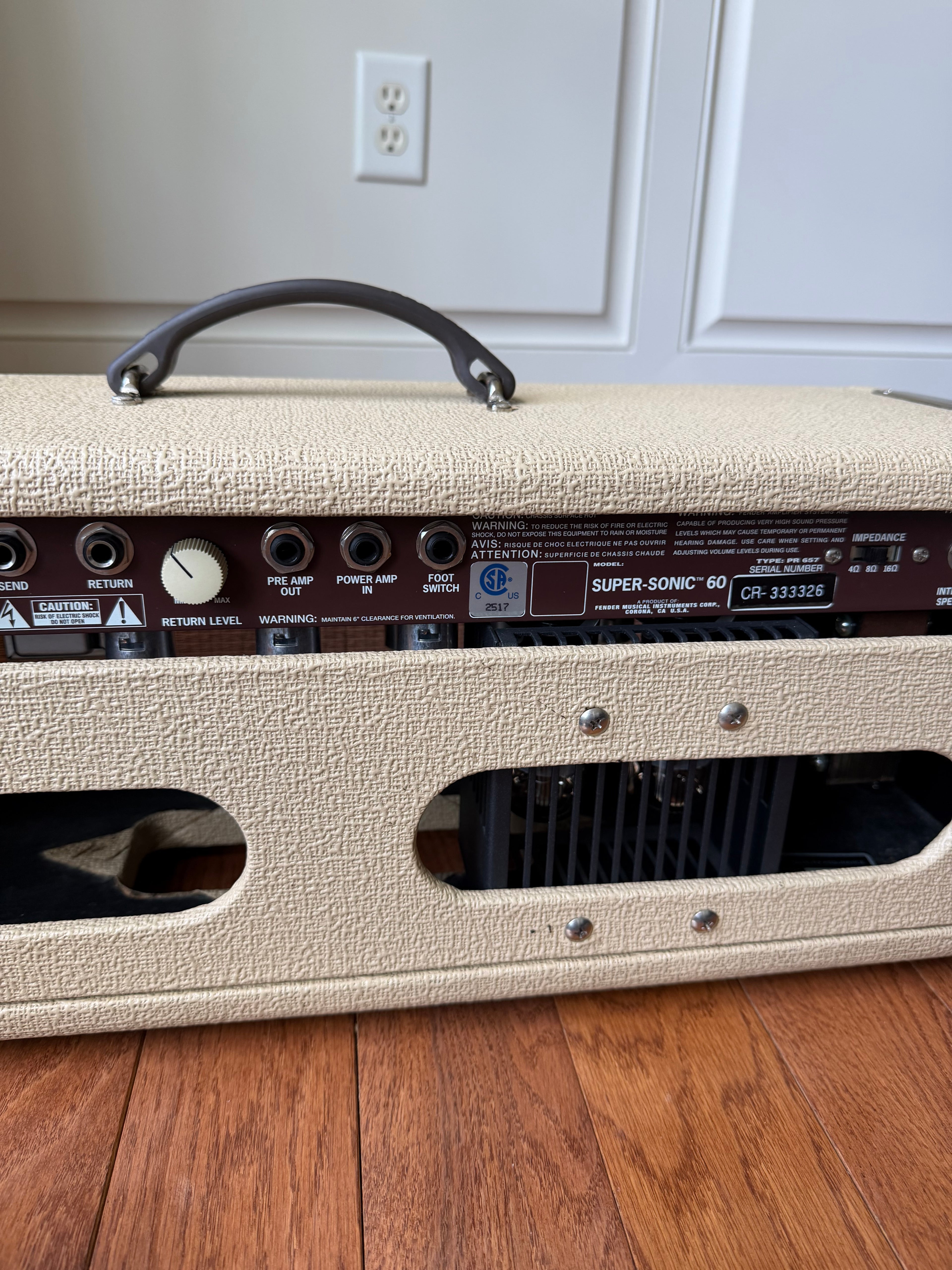 Fender Super-Sonic 60 Guitar Amp Head - Blonde