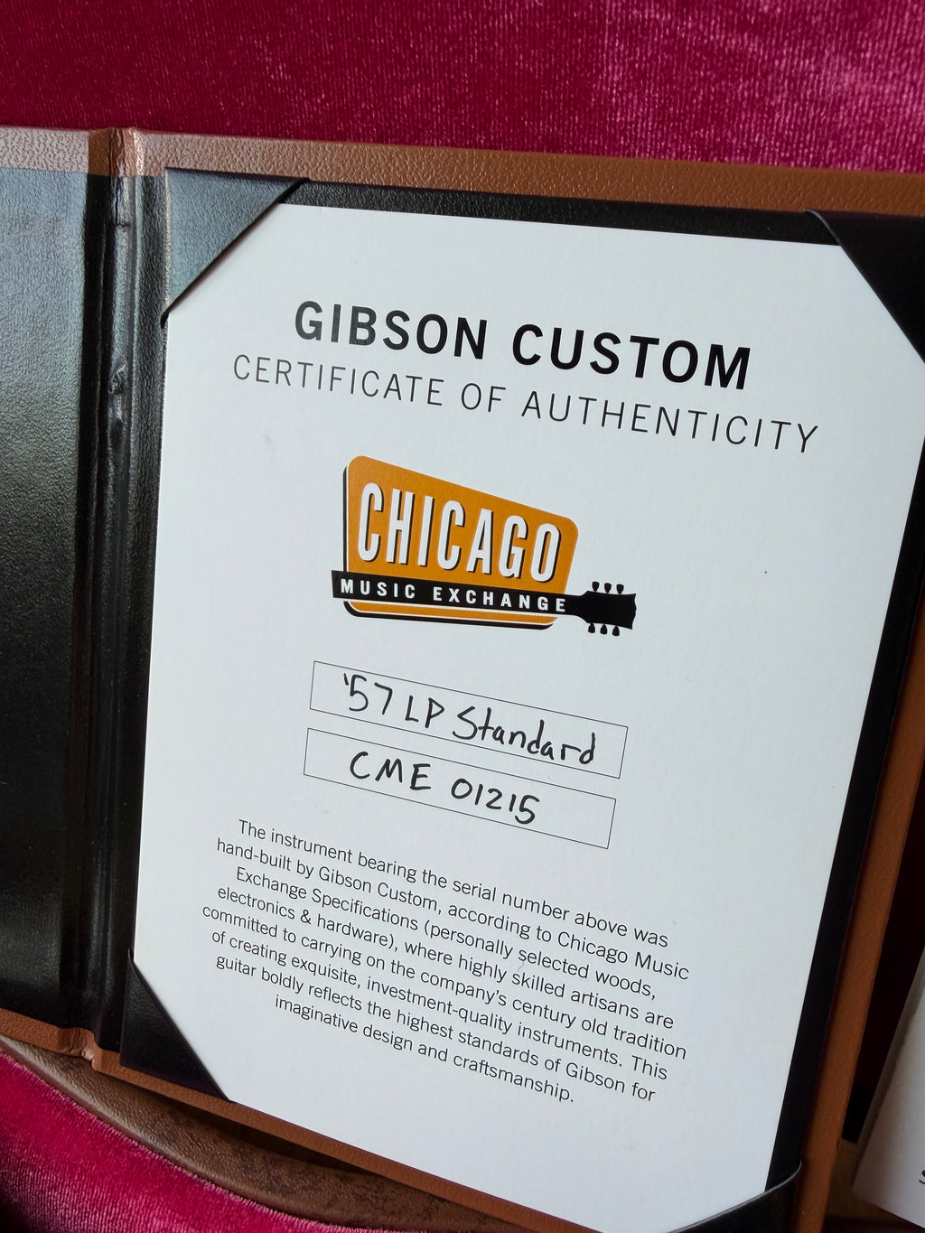 2021 Gibson Custom Shop Les Paul ‘57 Reissue R7 w/ ‘59 Carmelita Neck CME VOS - Gold Top