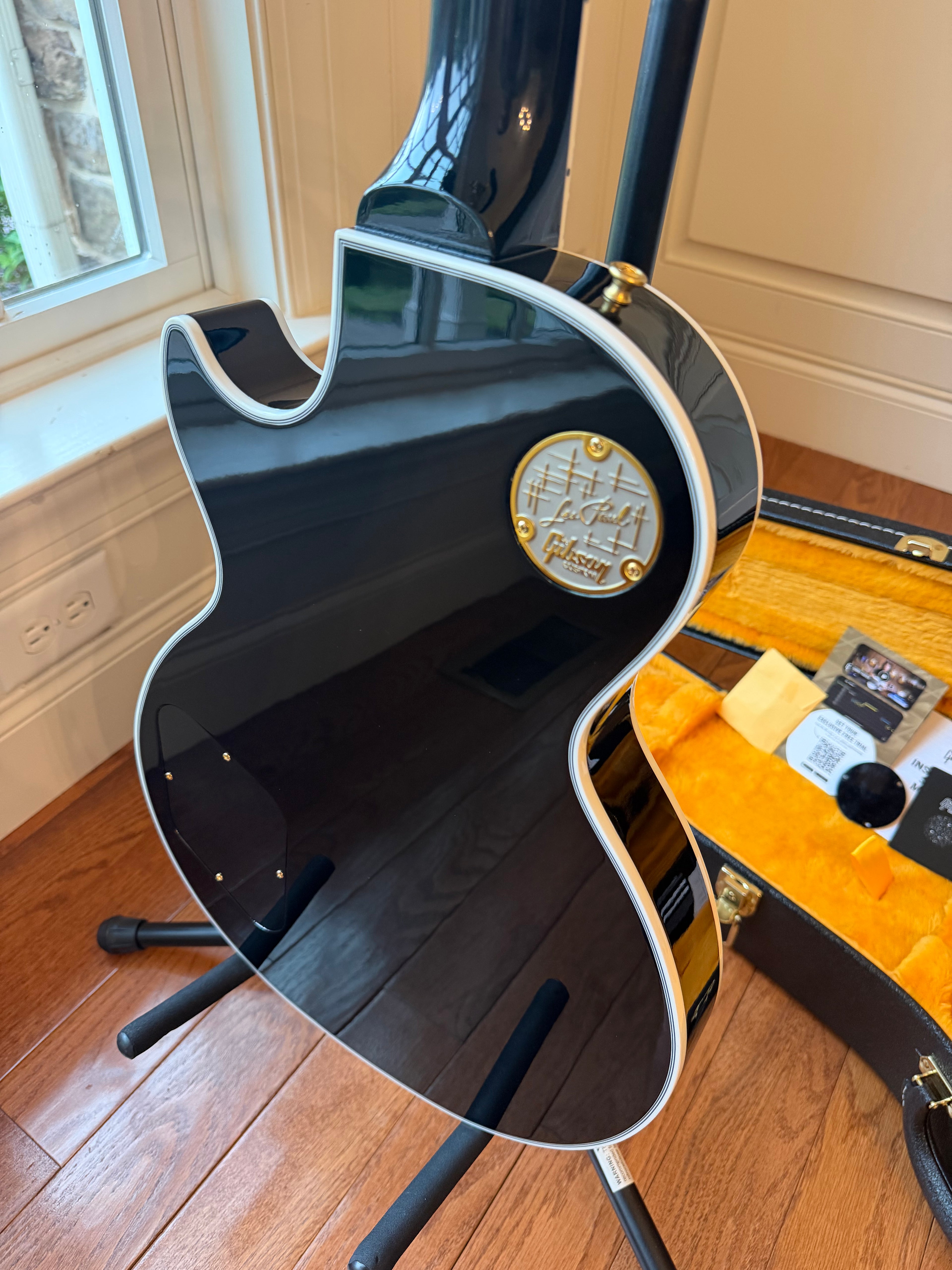 2026 Gibson Custom Shop Les Paul Custom - Ebony Black