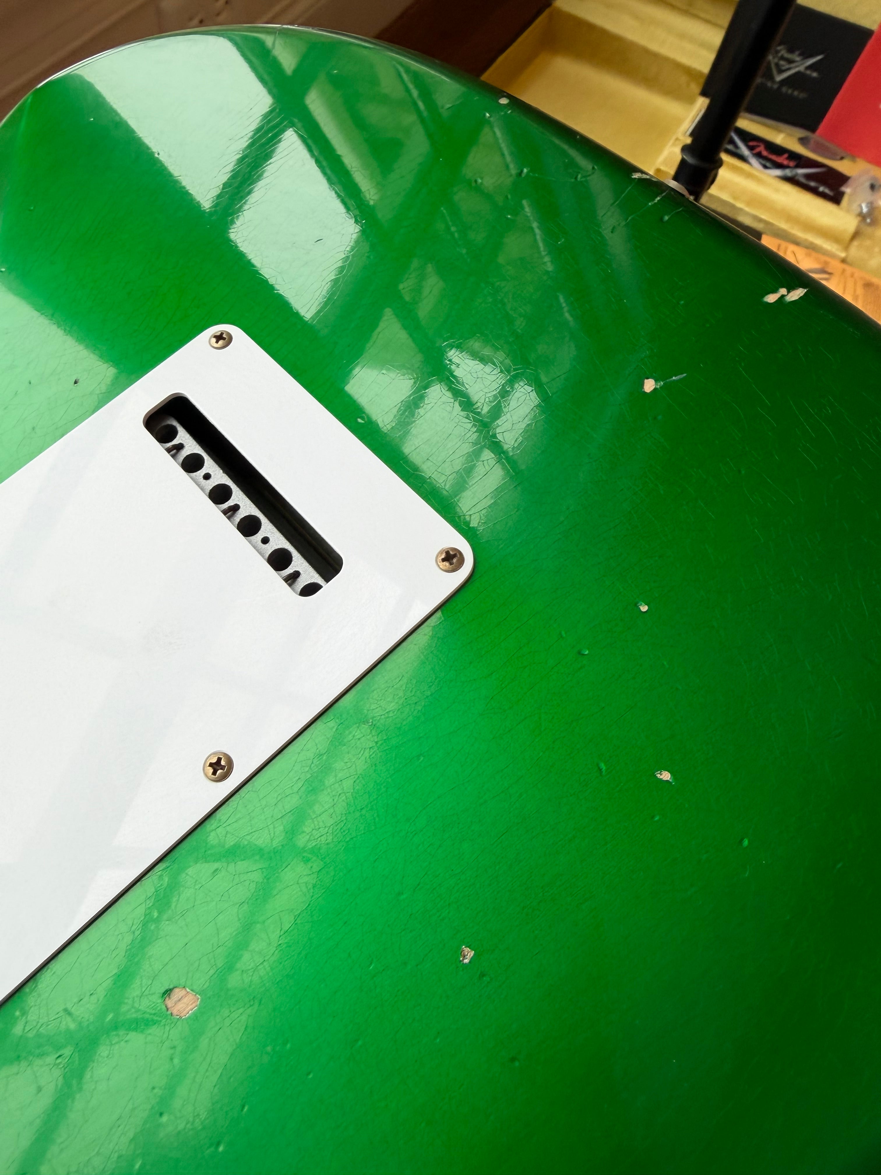 2026 Fender Custom Shop Stratocaster Pro W25 Relic - Candy Apple Green - Image 15