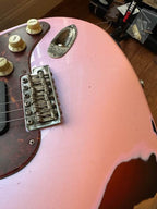 LsL Instruments Saticoy HSS Keyara Heavy Aging - Ice Pink Over 3-Tone Sunburst
