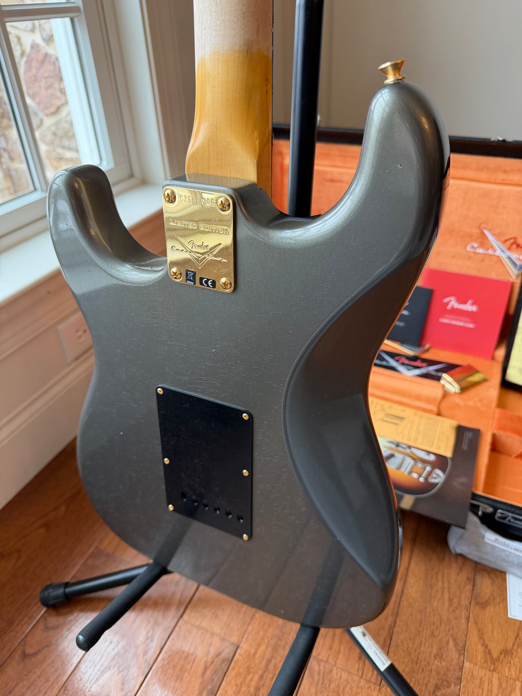 2026 Fender Custom Shop '65 Stratocaster Dual Mag B3 Limited Edition Journeyman - Charcoal Frost Metallic - Image 12