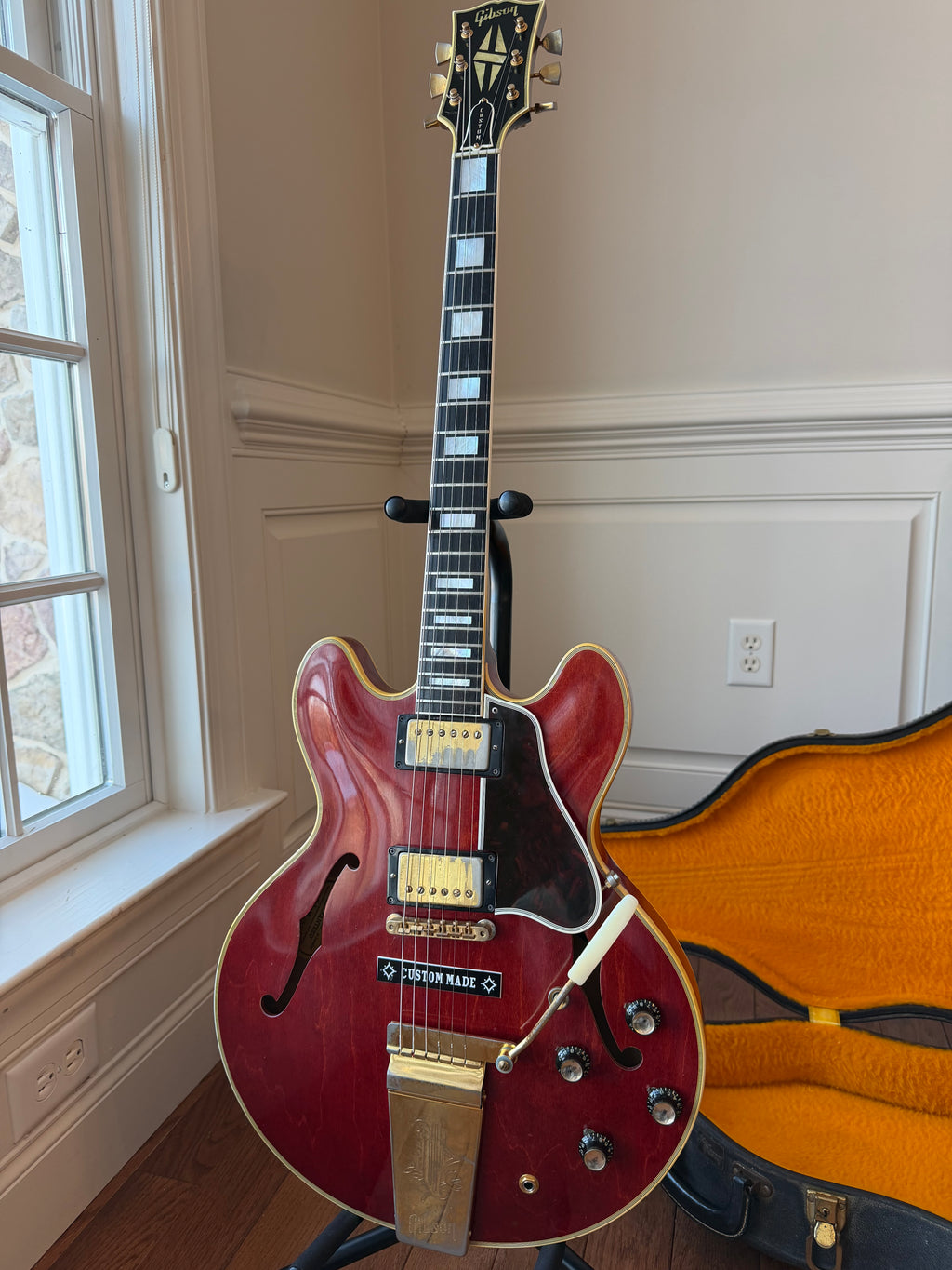 1965 Gibson ES-355 Factory Mono - Cherry Red - Image 3