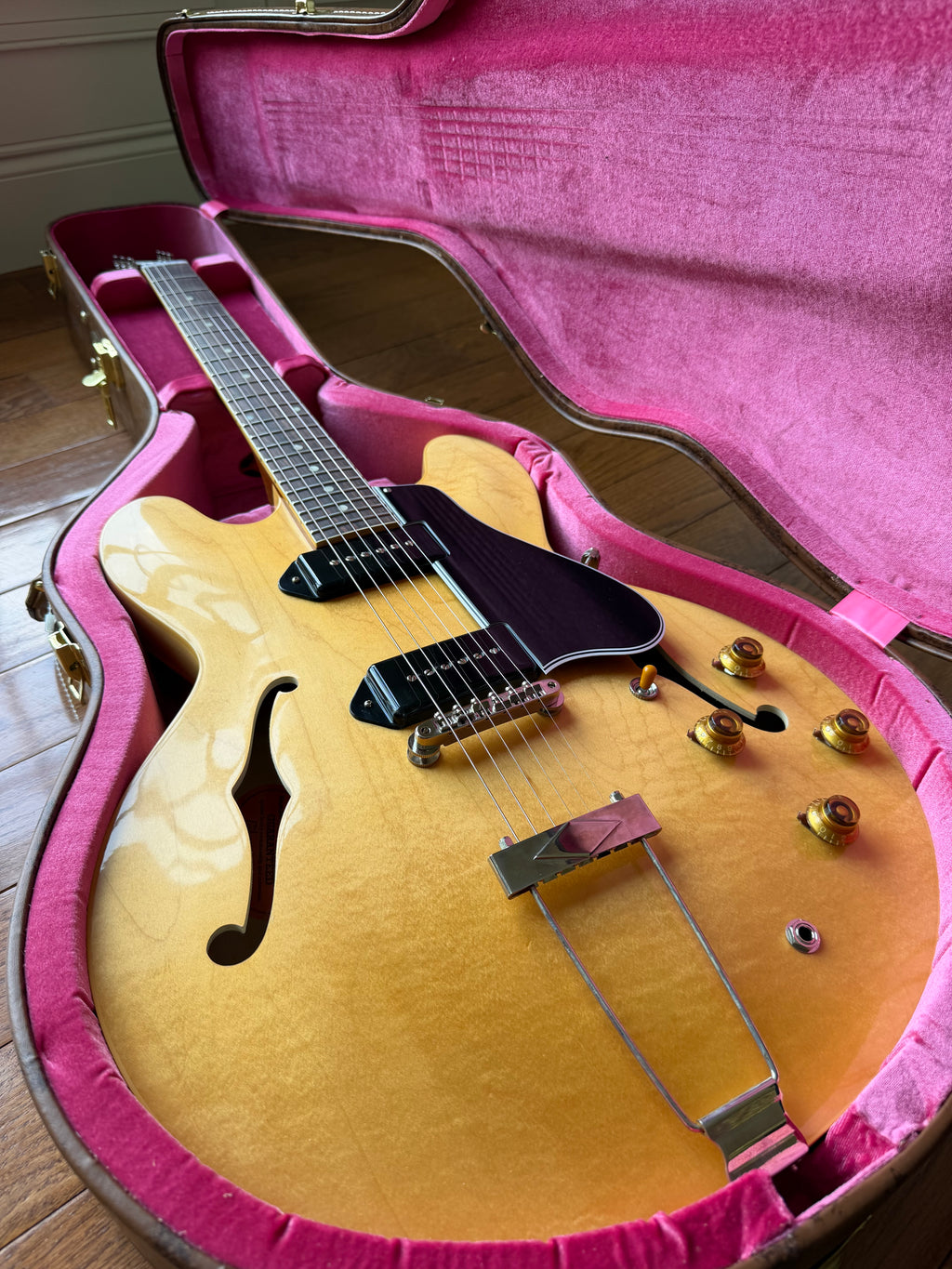 2026 Gibson Custom Shop ES-330 ‘59 Reissue VOS - Vintage Natural