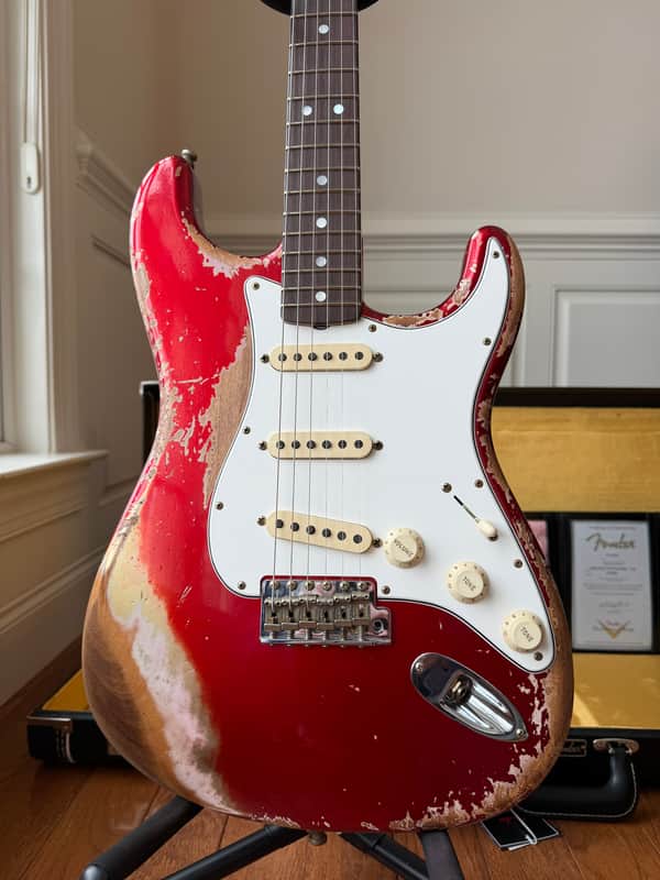 2025 Fender Custom Shop Stratocaster Pro SR25 Super Heavy Relic - Candy Apple Red