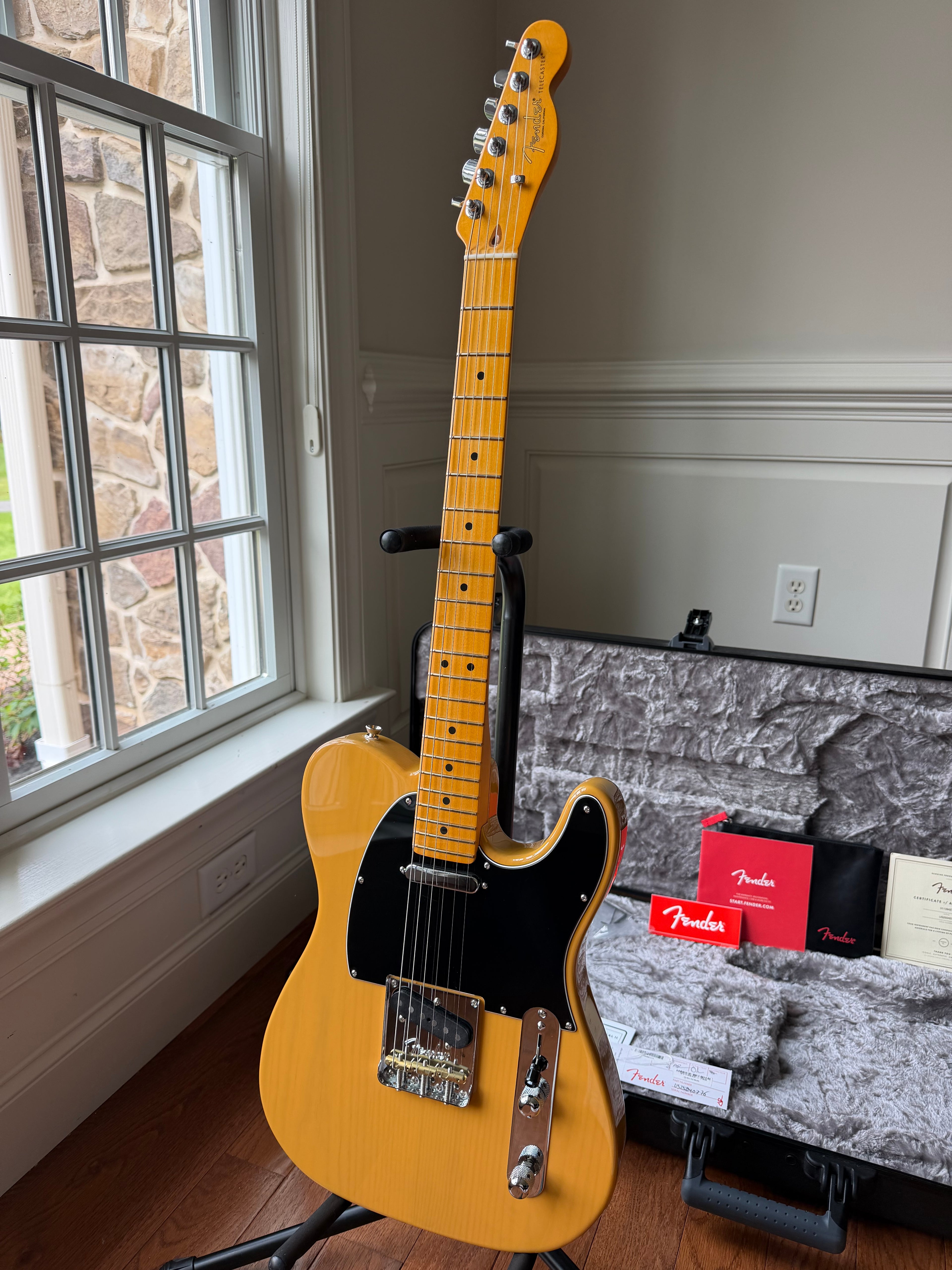 2025 Fender American Professional II Telecaster - Butterscotch Blonde