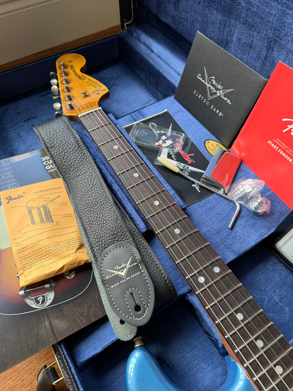 2025 Fender Custom Shop Stratocaster Pro SR25 Super Heavy Relic - Aged Lake Placid Blue