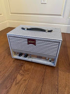 Benson Monarch Head - Oxblood Blue and White Pinstripes - Image 2