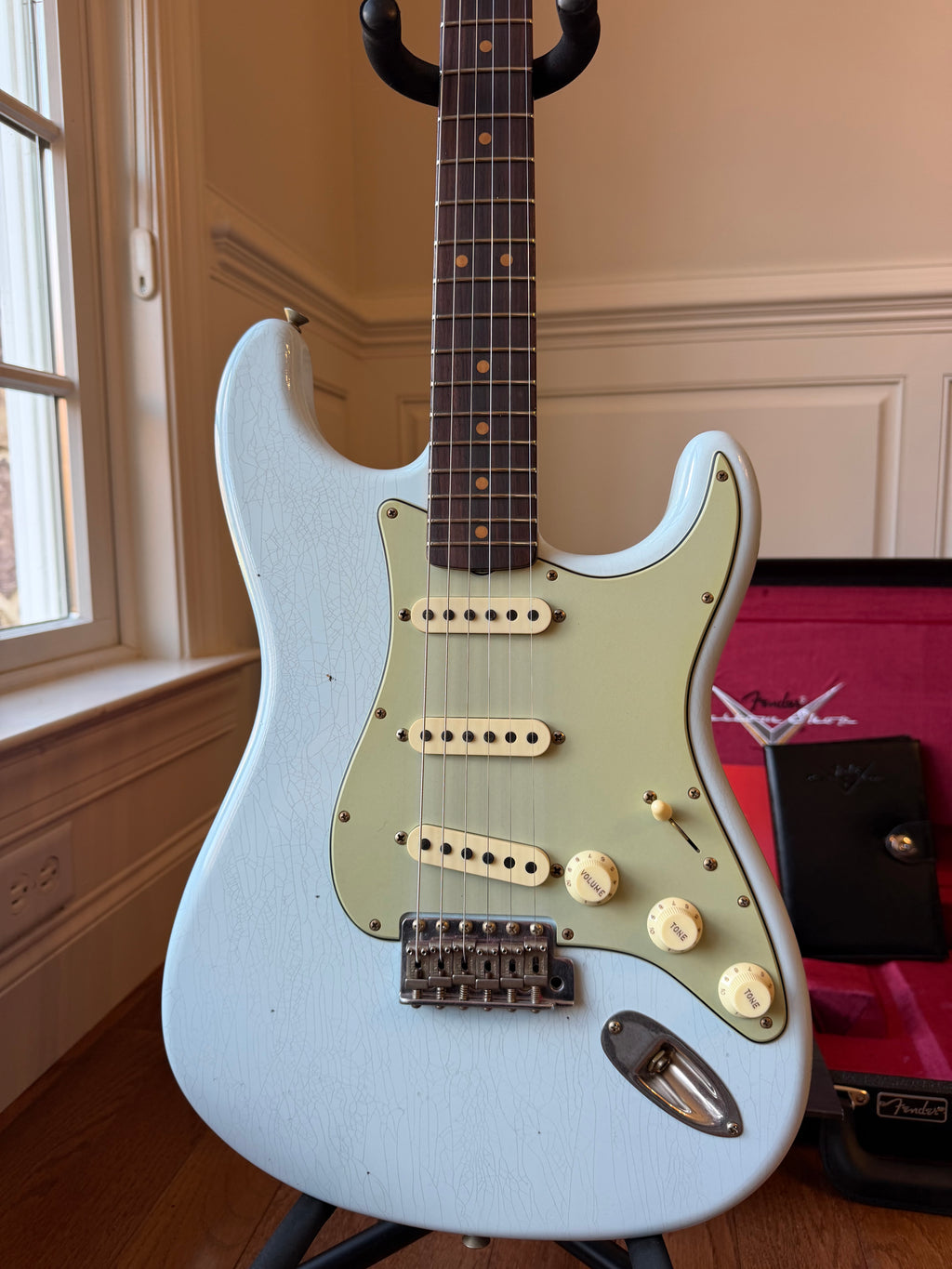 2025 Fender Custom Shop ‘64 Stratocaster L-Series Limited Journeyman - Faded Sonic Blue
