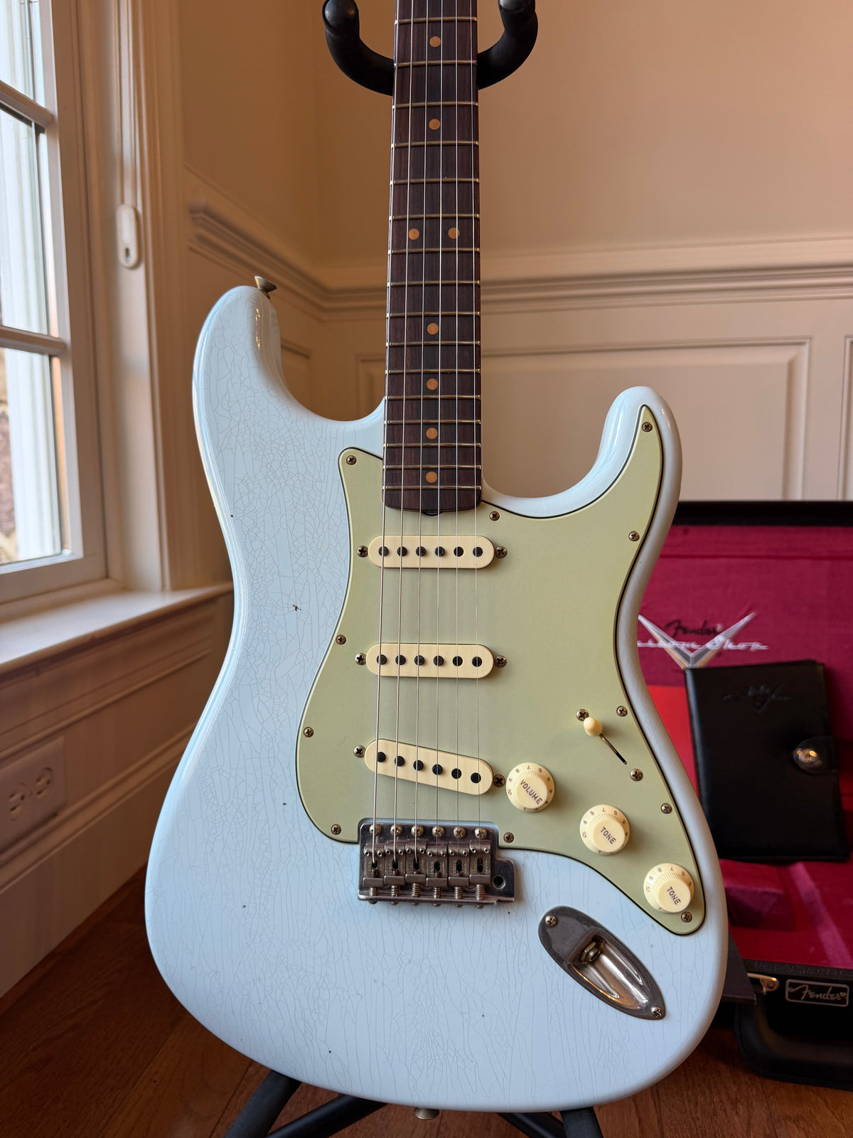 2025 Fender Custom Shop ‘64 Stratocaster L-Series Limited Journeyman - Faded Sonic Blue