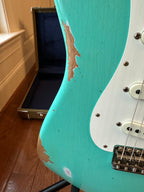 2025 Fender Custom Shop Fat 50s Stratocaster Relic B2 Limited - Super Faded Aged Sea Foam Green - Image 7