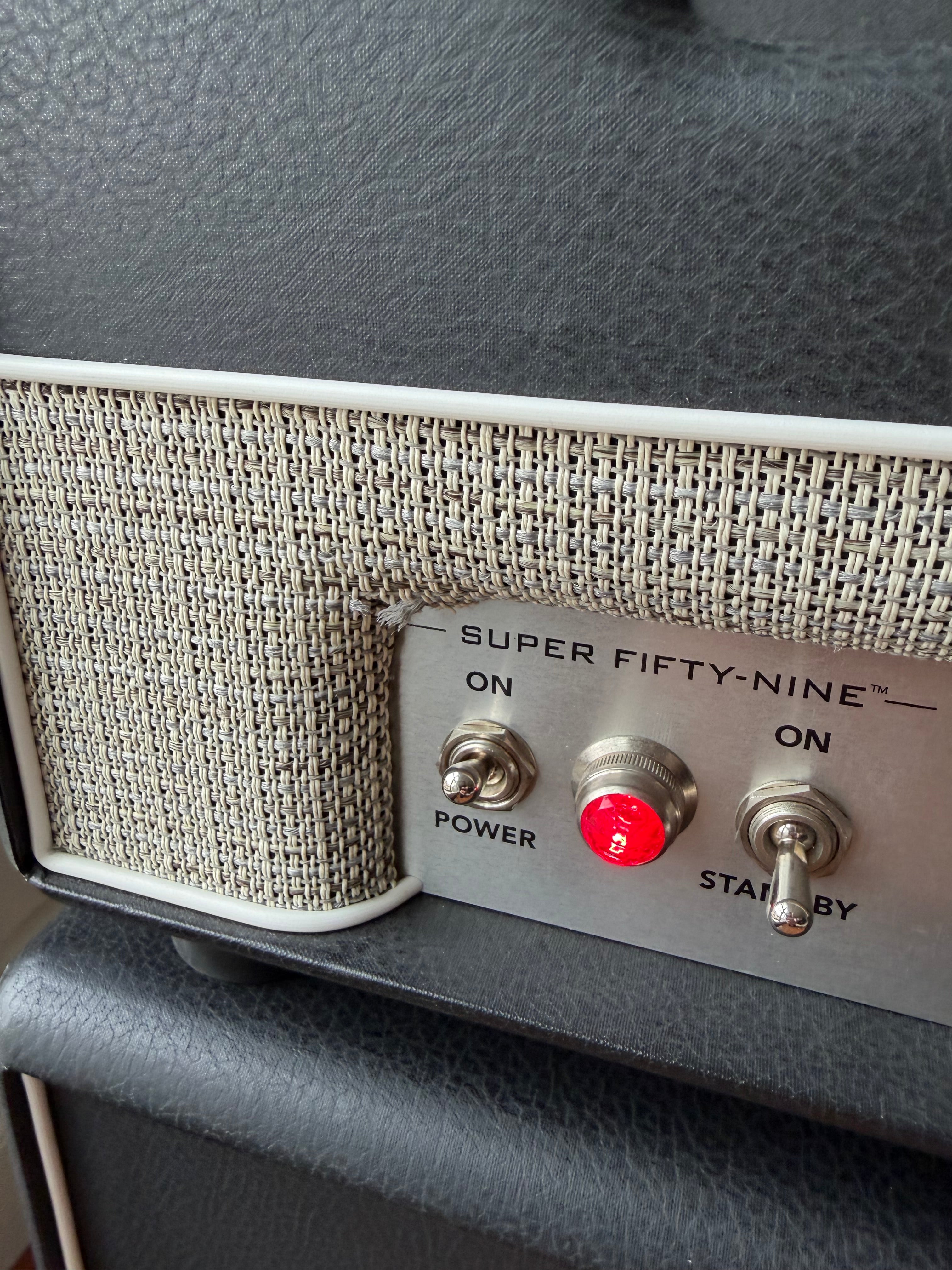 2025 Magnatone Super Fifty-Nine M80 Guitar Amp Head and Cab Stack - Image 10