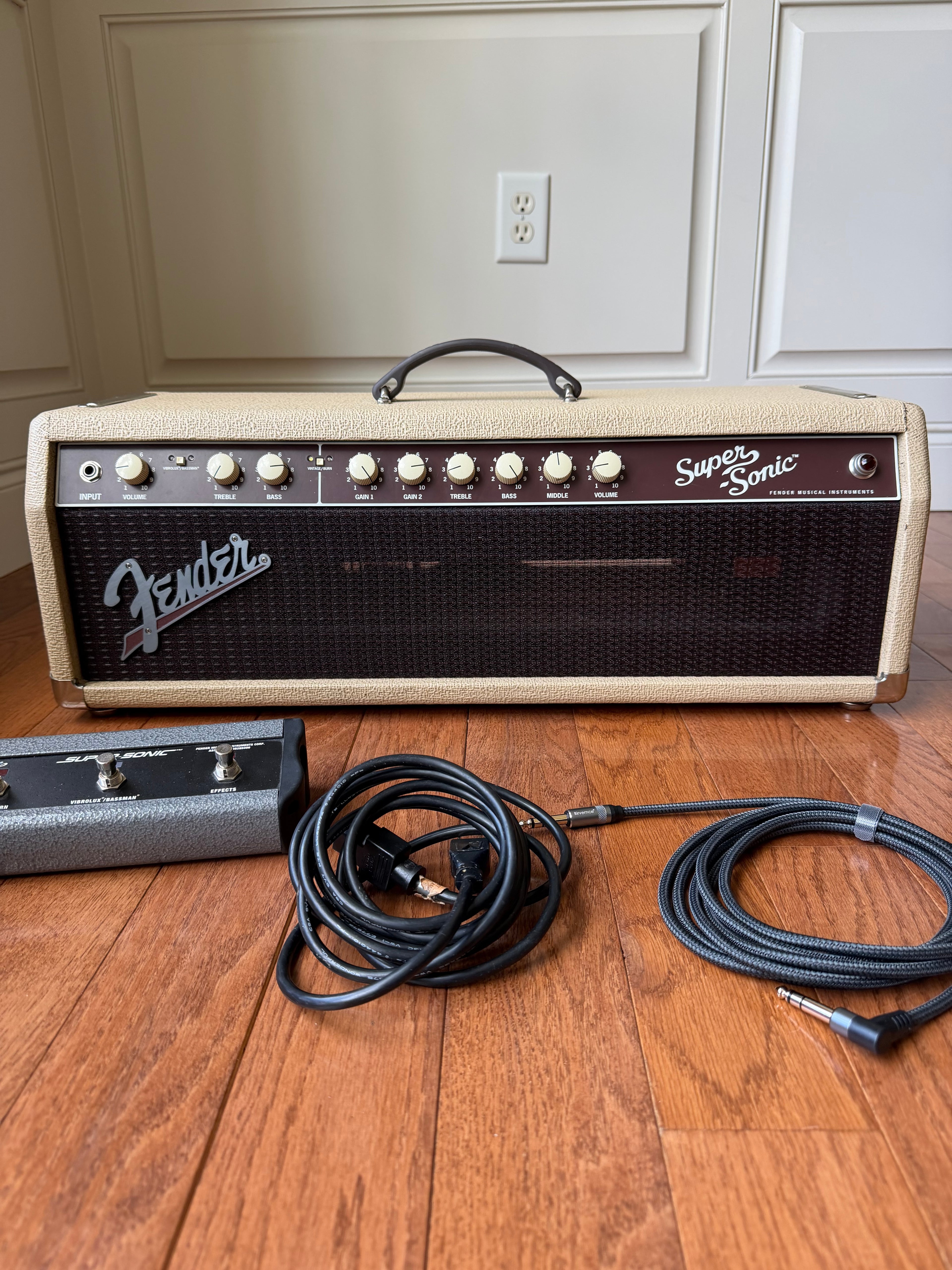 Fender Super-Sonic 60 Guitar Amp Head - Blonde