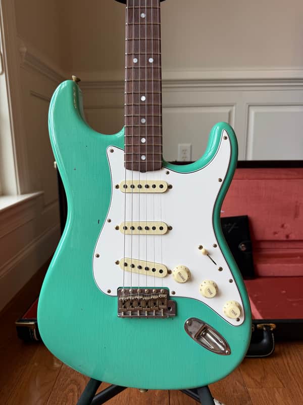 2025 Fender Custom Shop ‘64 Stratocaster L-Series Limited S24 Journeyman - Aged Sea Foam Green