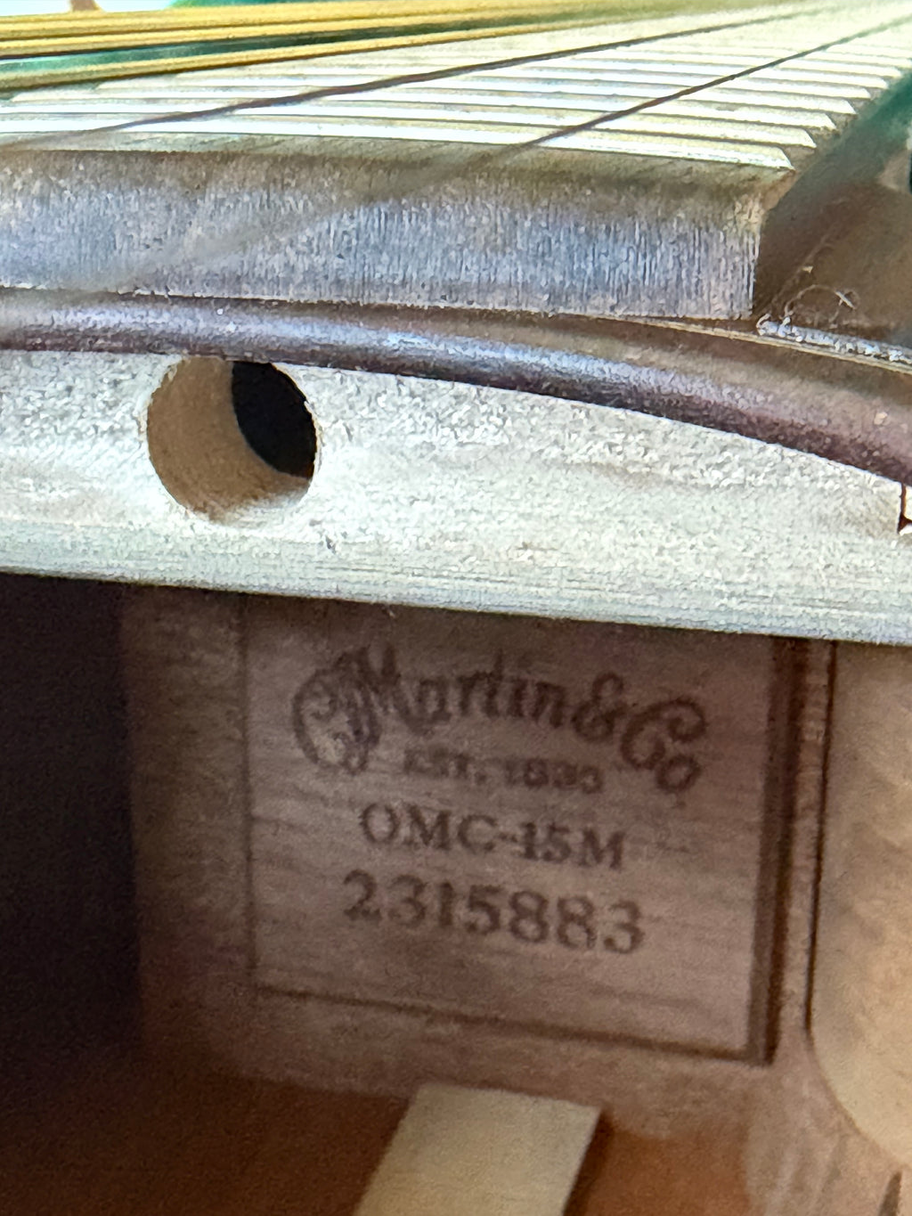 2019 Martin OMC-15ME - Mahogany