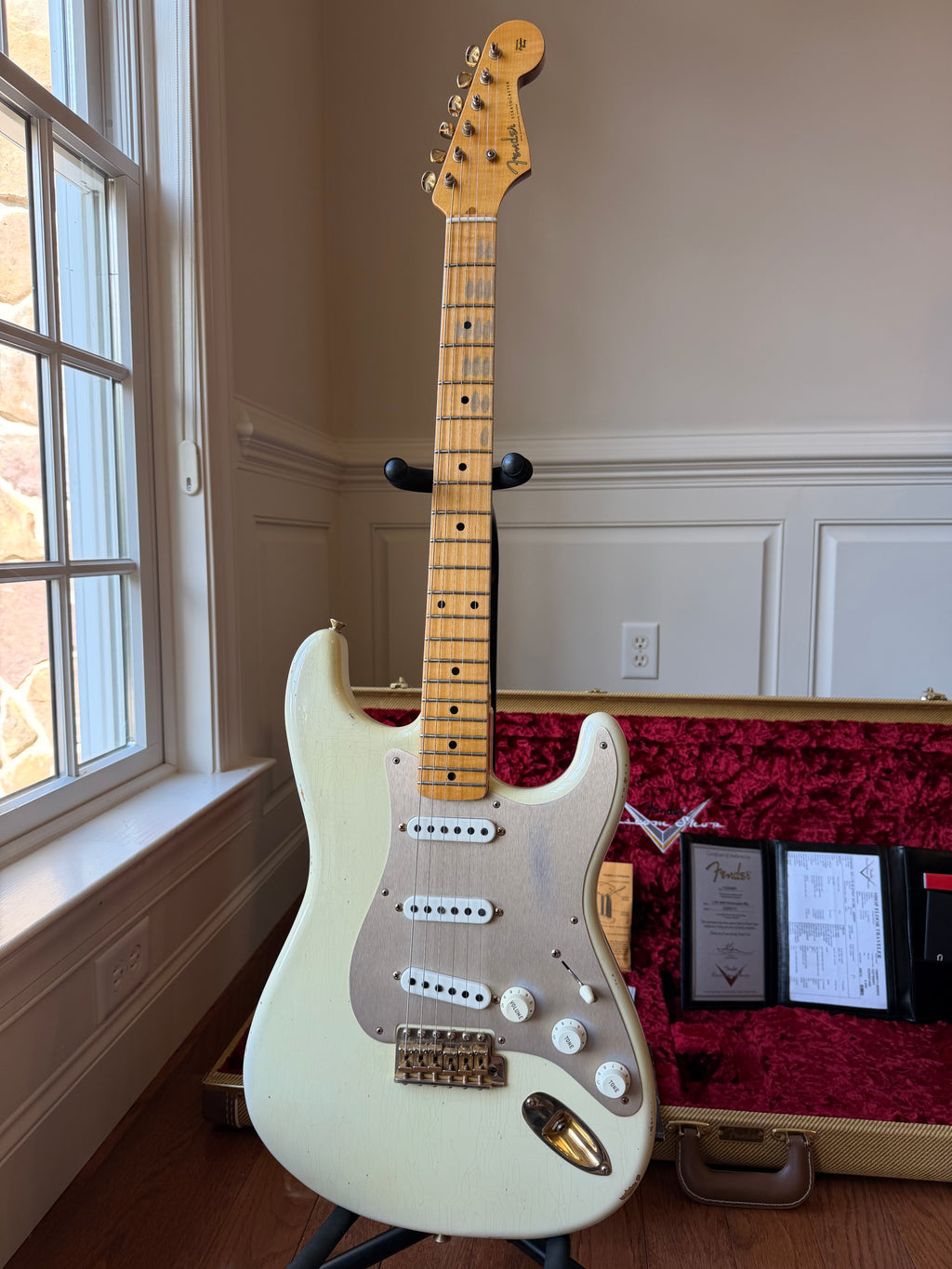 2021 Fender Custom Shop ‘55 Stratocaster Relic - Aged Desert Tan