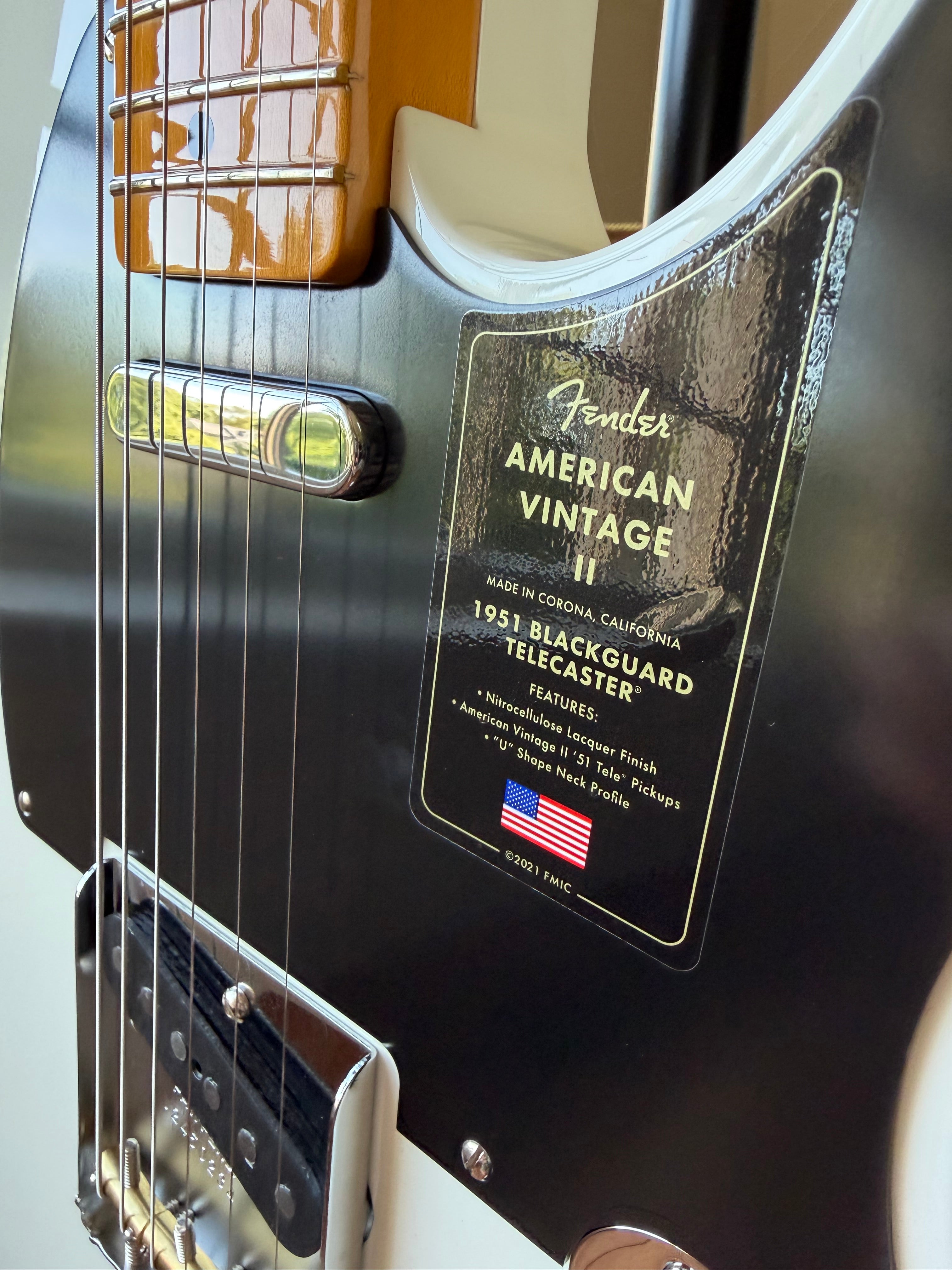 2024 Fender American Vintage II ‘51 Blackguard Telecaster - Prototype White
