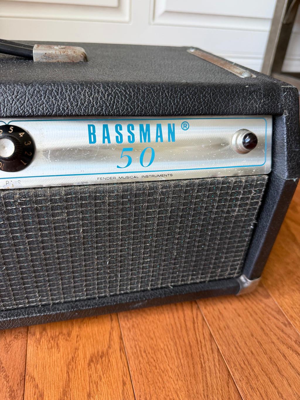 1976 Fender Bassman 50 Silverface Guitar Amp Head