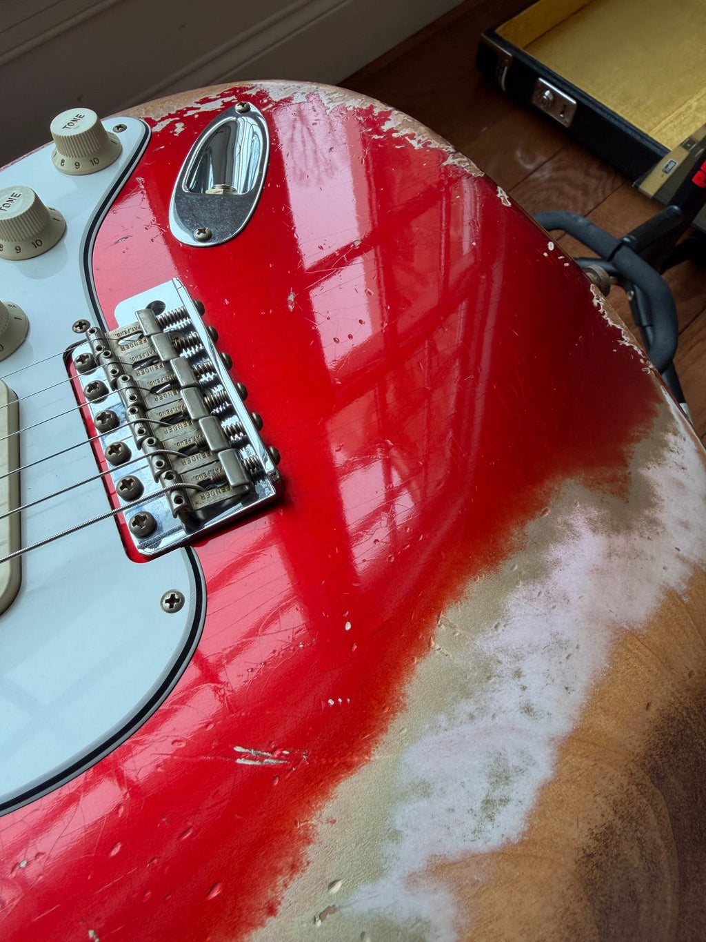 2025 Fender Custom Shop Stratocaster Pro SR25 Super Heavy Relic - Candy Apple Red