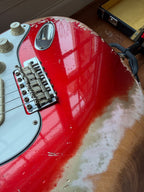 2025 Fender Custom Shop Stratocaster Pro SR25 Super Heavy Relic - Candy Apple Red