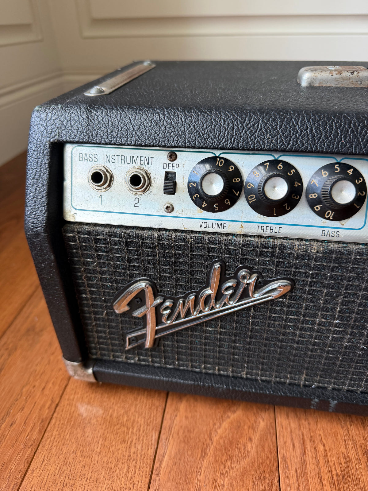 1976 Fender Bassman 50 Silverface Guitar Amp Head