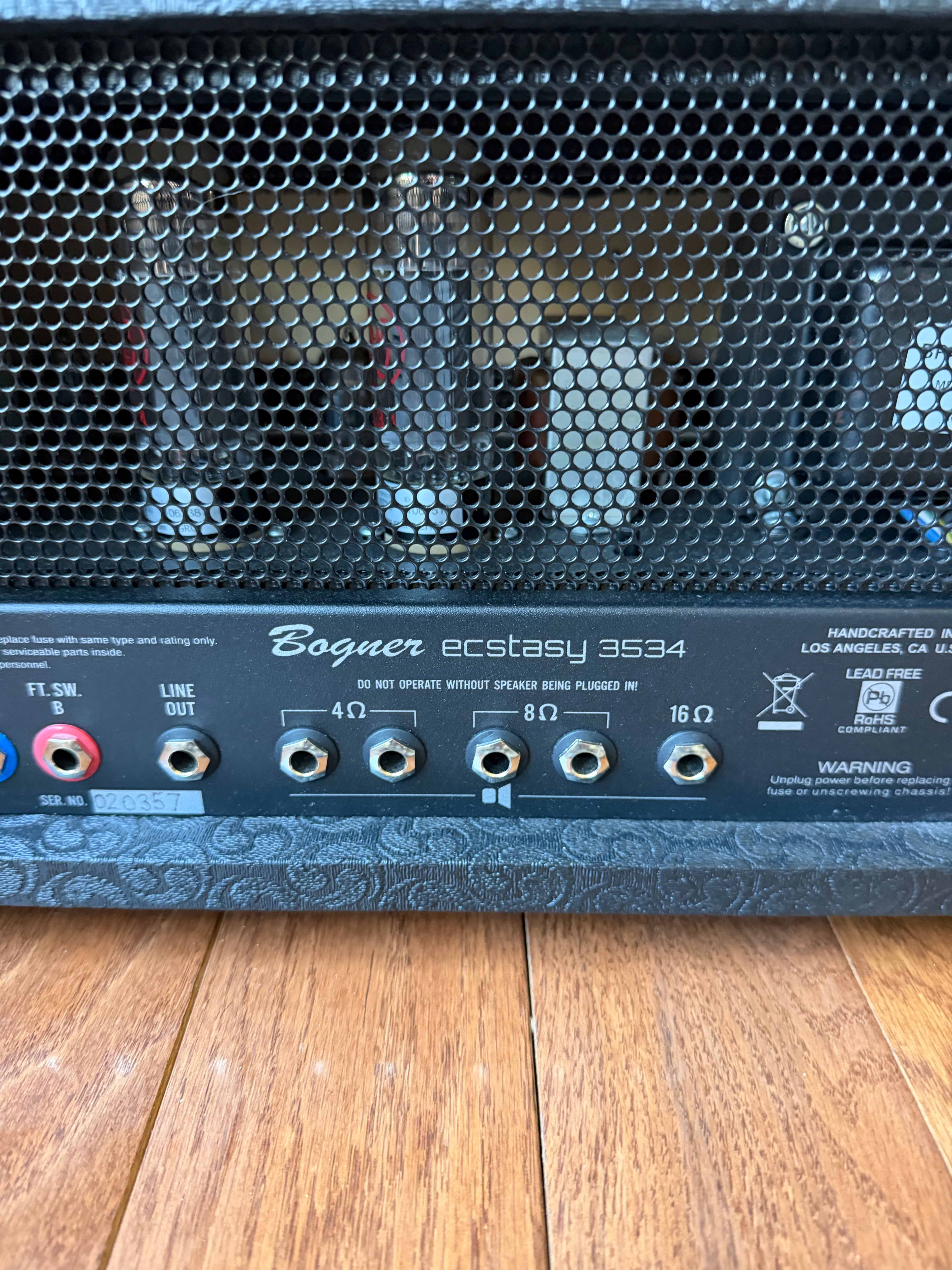 Bogner Ecstasy 3534 35-Watt Guitar Amp Head