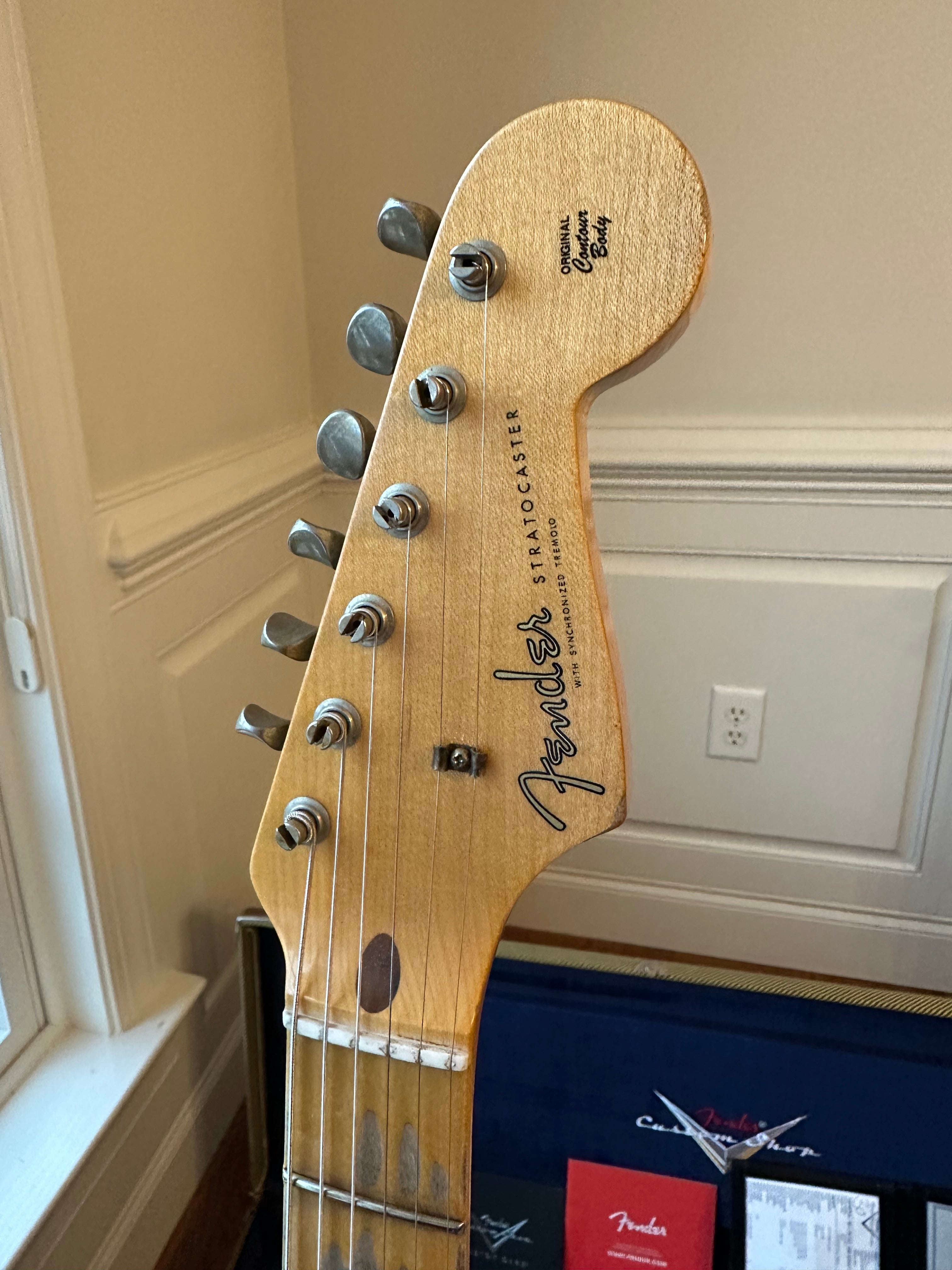 2025 Fender Custom Shop Fat 50s Stratocaster Relic B2 Limited - Super Faded Aged Sea Foam Green - Image 9