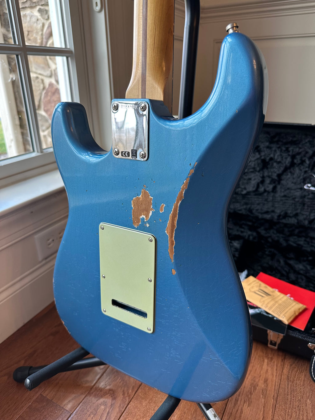 2025 Fender Custom Shop W25 Custom Deluxe Stratocaster Relic S1 HSS - Aged Lake Placid Blue - Image 11