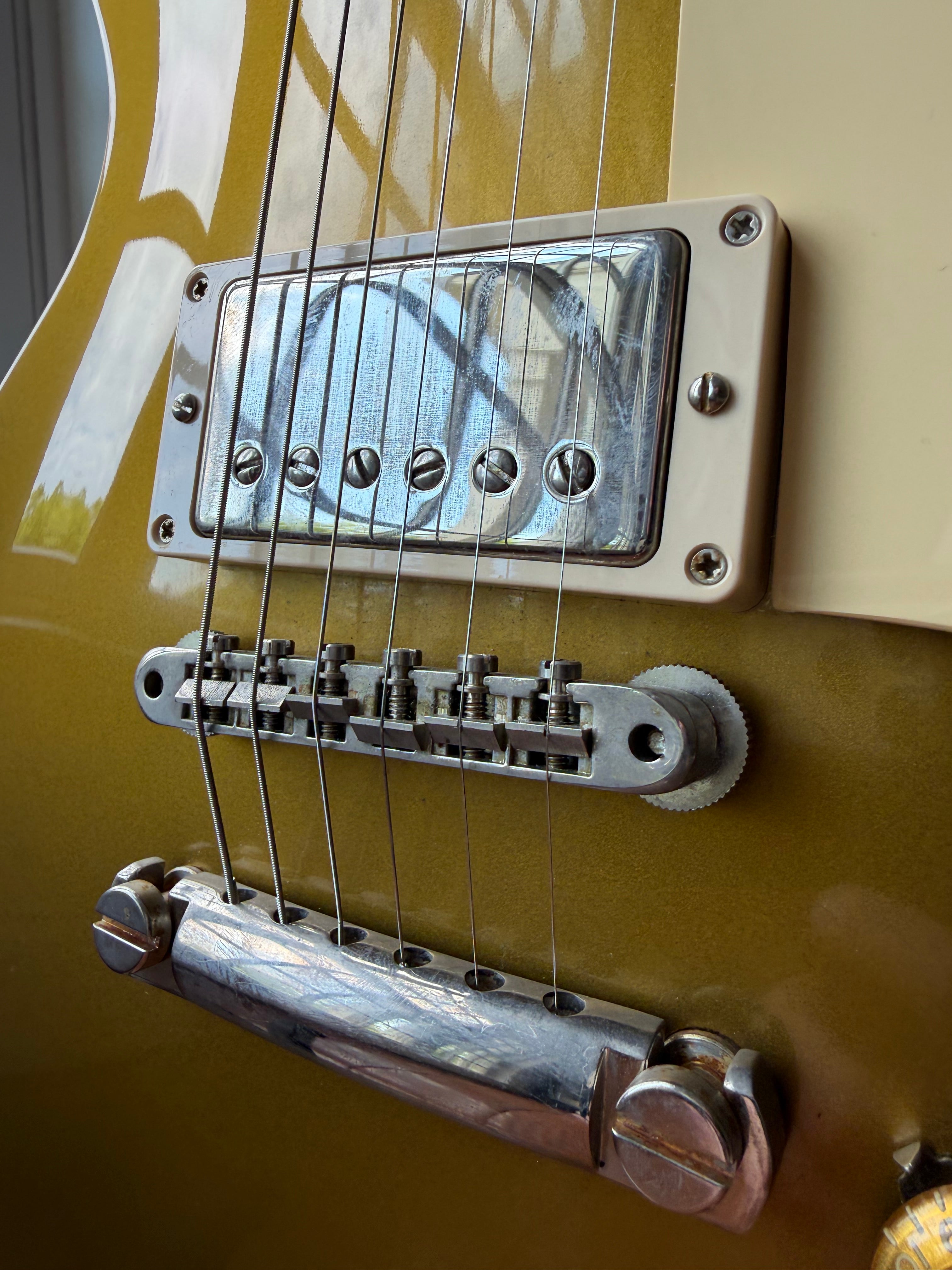 2021 Gibson Custom Shop Les Paul ‘57 Reissue R7 w/ ‘59 Carmelita Neck CME VOS - Gold Top