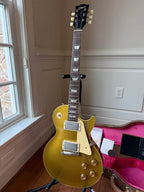 2022 Gibson Custom Shop M2M ‘54 Reissue R4 Les Paul Double Gold Stinger VOS - Gold Top