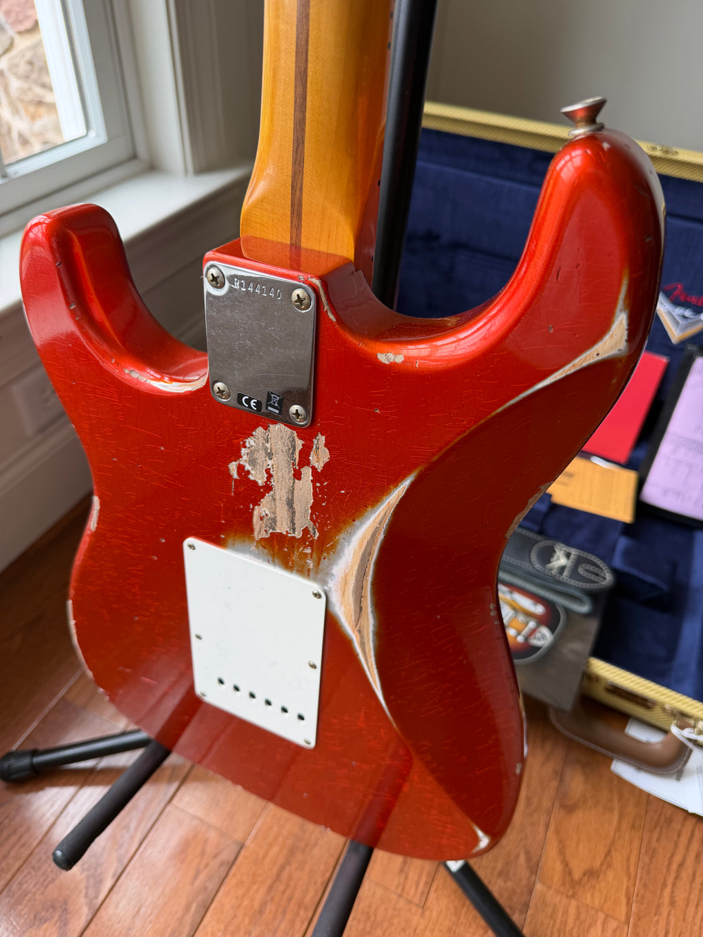 2025 Fender Custom Shop ‘57 Stratocaster SR25 Heavy Relic - Aged Candy Tangerine
