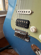 2025 Fender Custom Shop W25 Custom Deluxe Stratocaster Relic S1 HSS - Aged Lake Placid Blue - Image 5