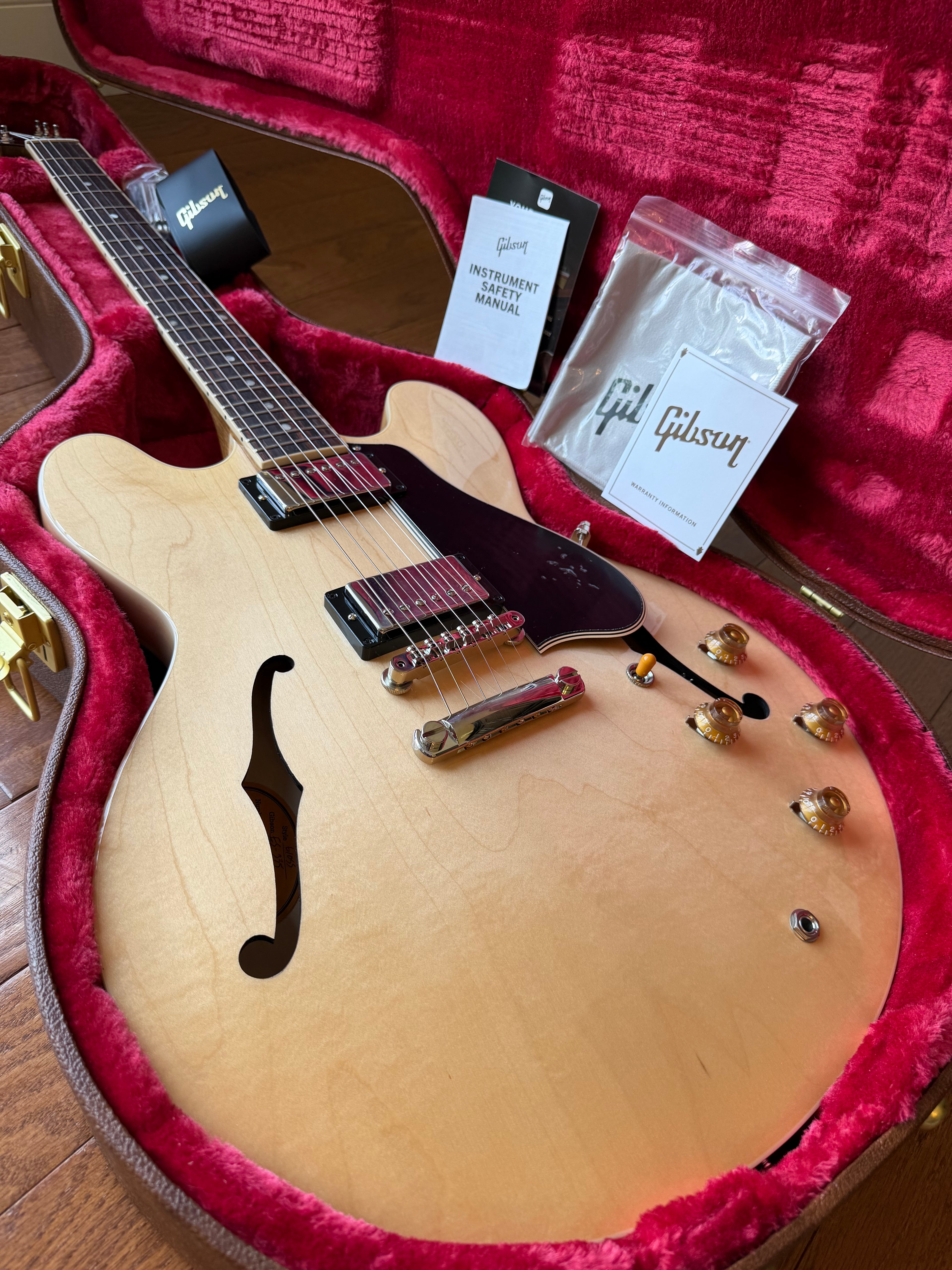 2026 Gibson ES-335 50s Gloss - Vintage Natural