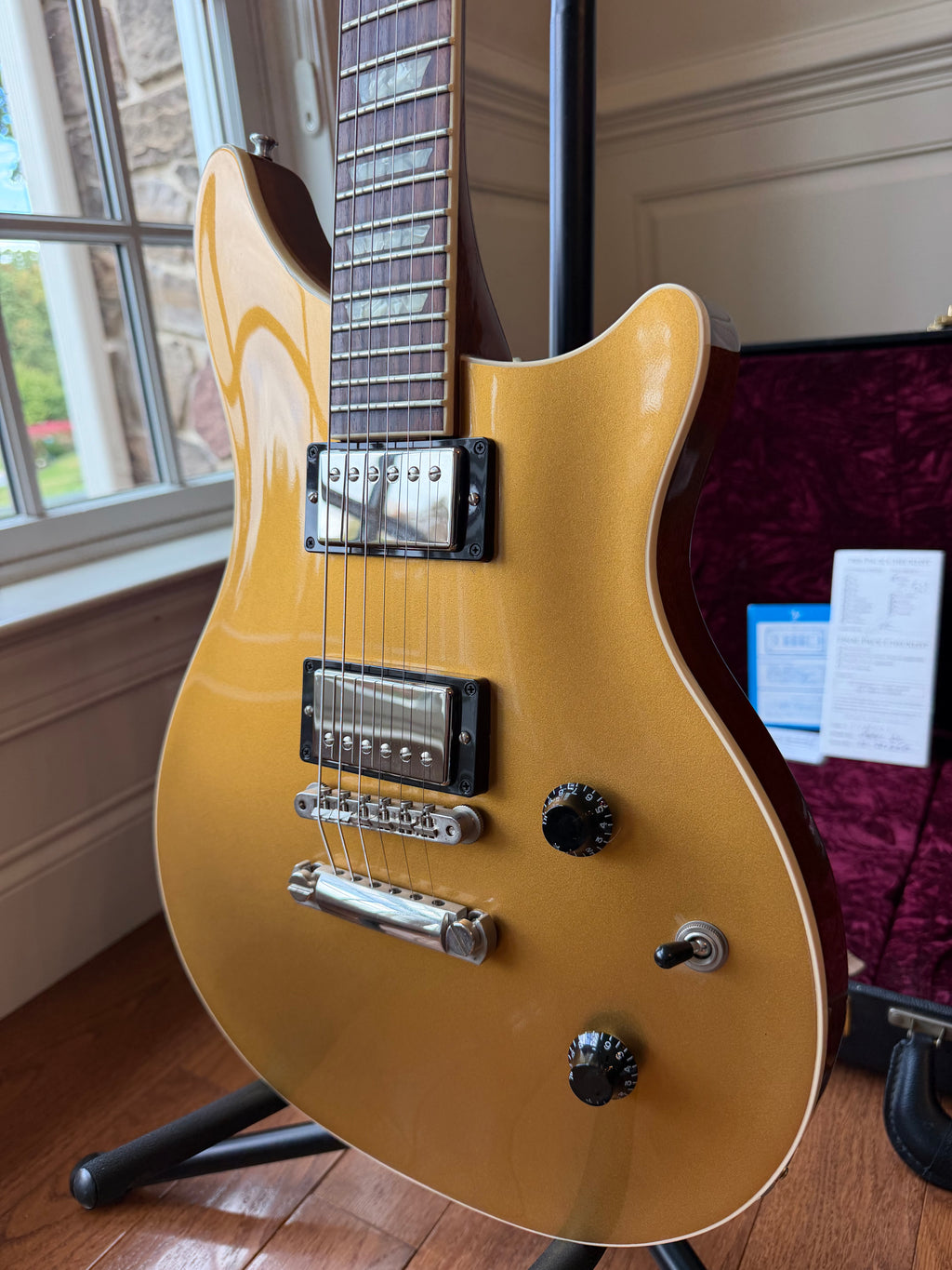 2017 Gibson Custom Shop Modern DC Double Cut - Bullion Gold