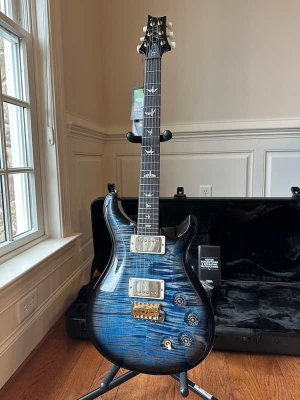 2025 PRS DGT 10 Top - Faded Blue Jean Smokeburst