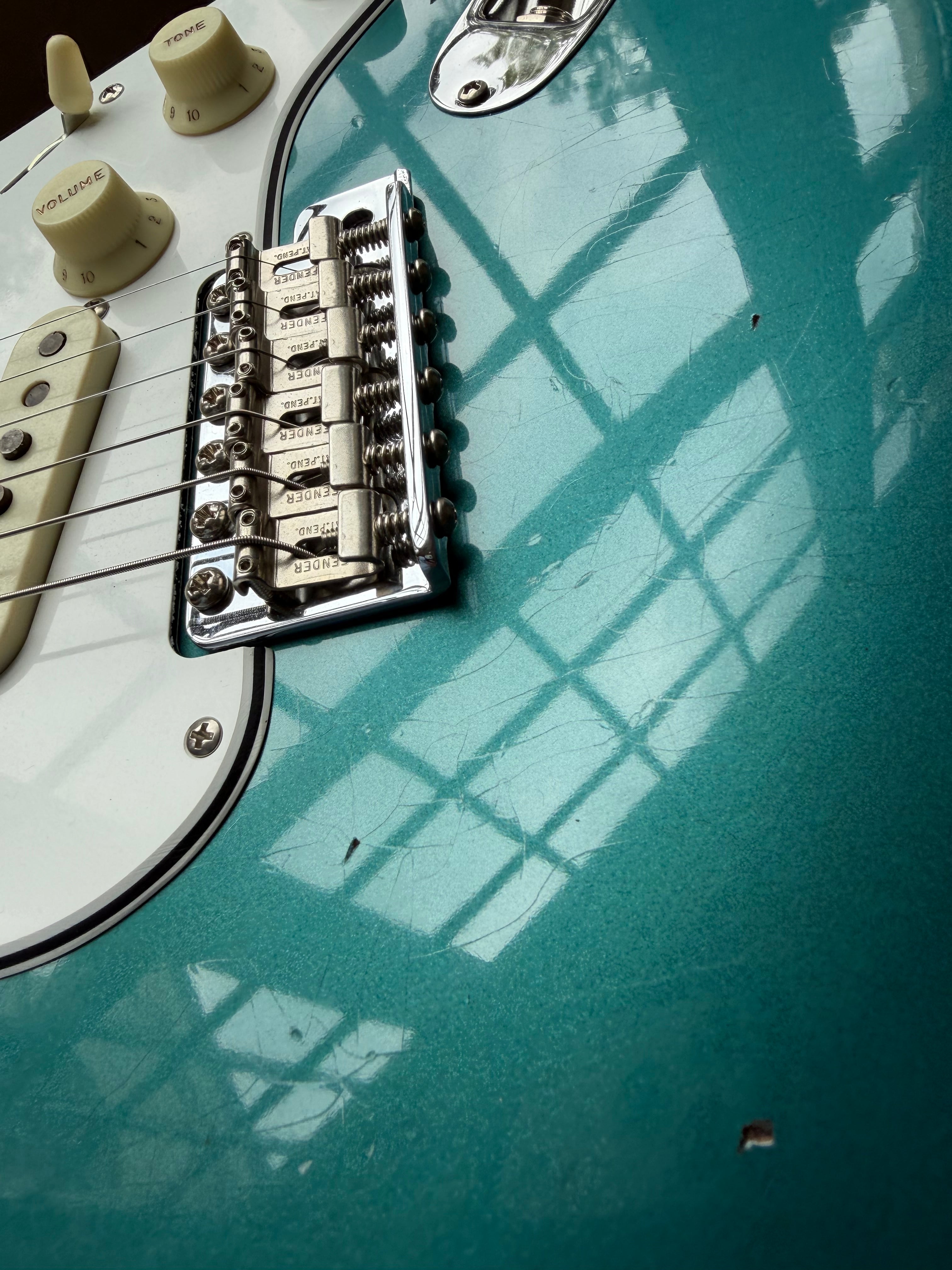 2024 Fender Custom Shop ‘67 Stratocaster Channel Bound Neck Relic - Aged Ocean Turquoise