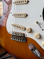 2026 Fender Custom Shop '57 Stratocaster SR25 Heavy Relic - Aged Violin Burst - Image 5