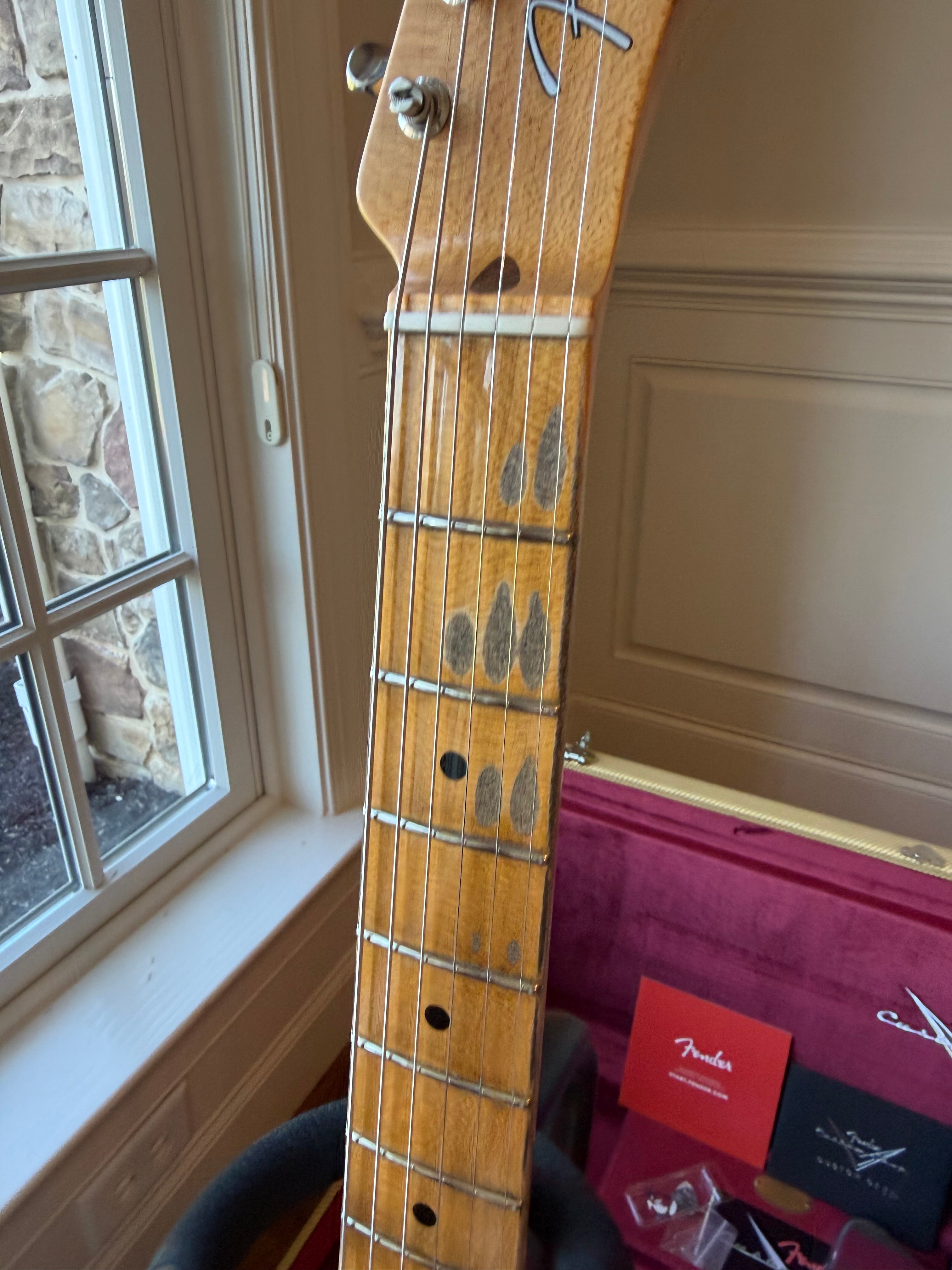 2025 Fender Custom Shop ‘55 Telecaster B5 Journeyman - Aged Natural Blonde