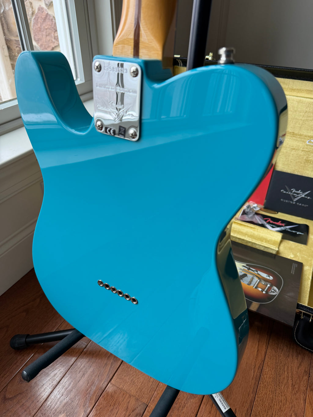 2025 Fender Custom Shop Telecaster Custom Deluxe W25 NOS - Taos Turquoise - Image 12