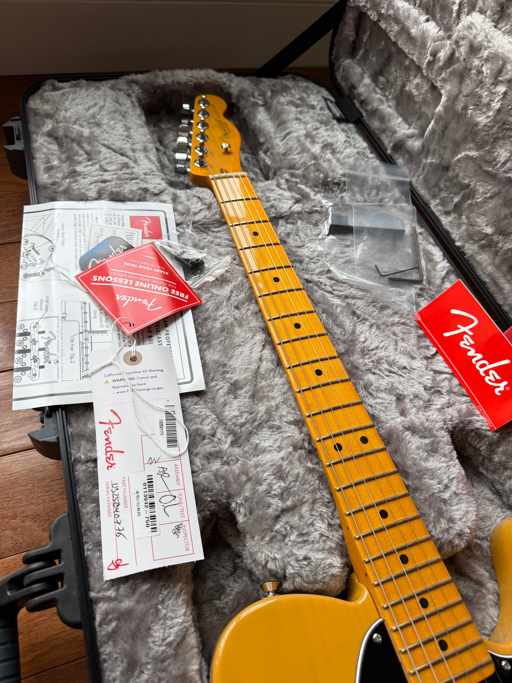 2025 Fender American Professional II Telecaster - Butterscotch Blonde