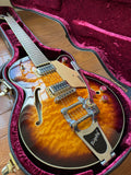 2024 Gretsch G5655T-QM Electromatic Center Block Jr. Hard Shell Case - Sweet Tea