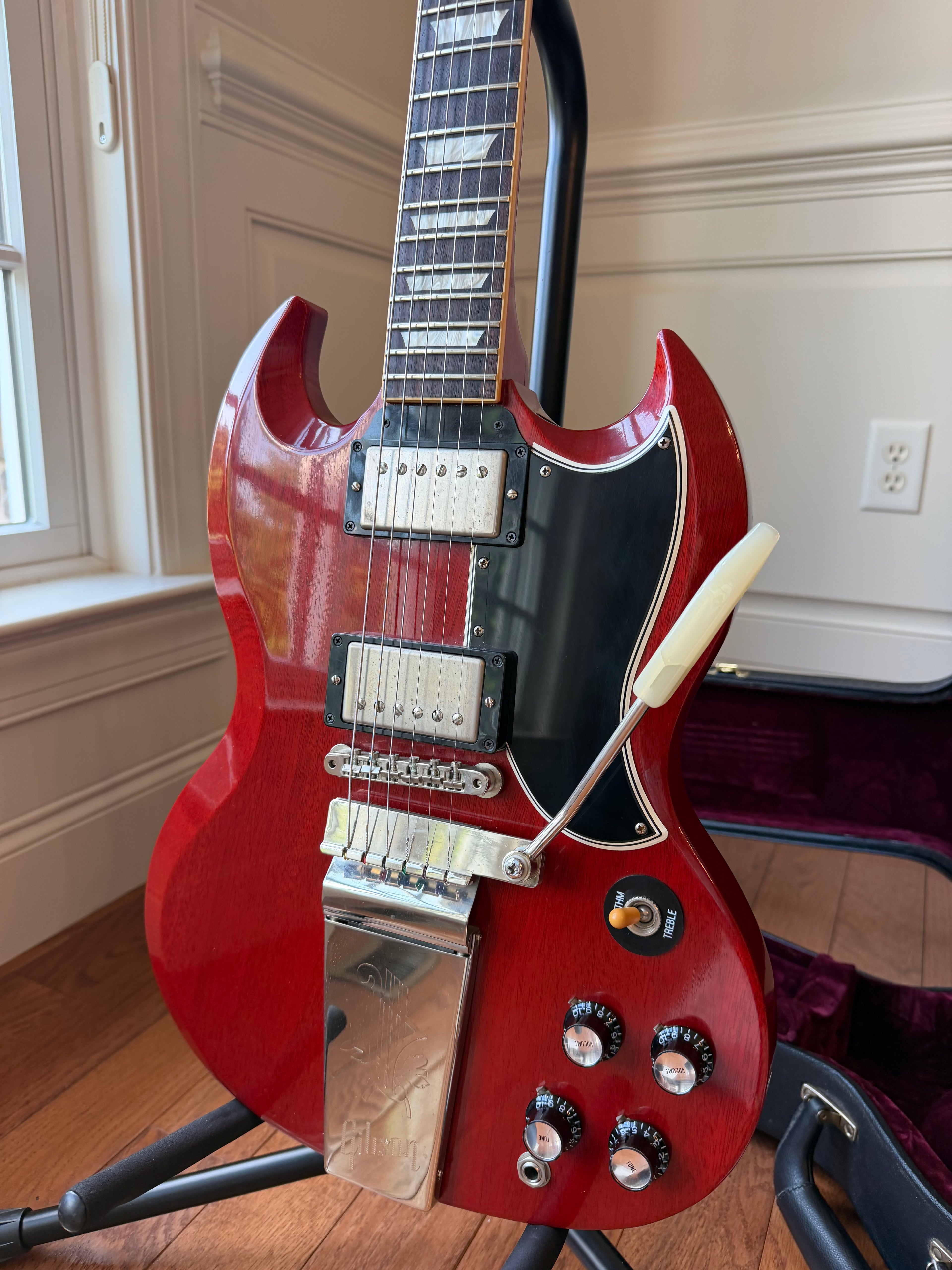 2009 Gibson Custom Shop Les Paul SG Standard ‘61 Reissue - Faded Cherry Red