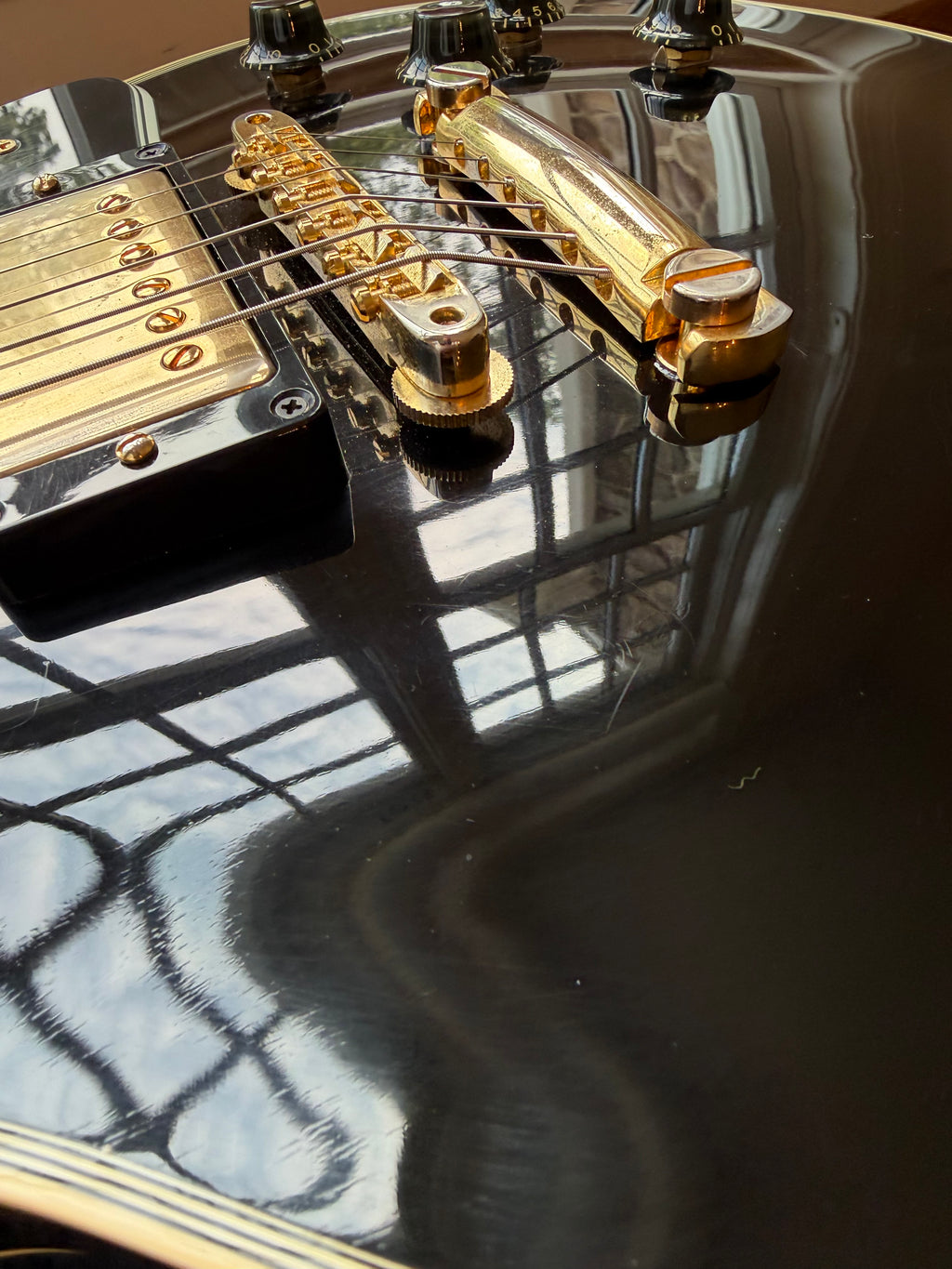 2023 Gibson Custom Shop Les Paul Custom ‘57 Reissue 3 Pickup Black Beauty - Ebony Black