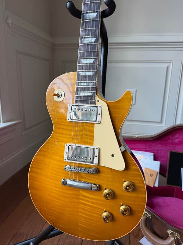 2026 Gibson Custom Shop Les Paul Standard ‘59 Reissue R9 VOS 8.4 lbs - Dirty Lemon Burst