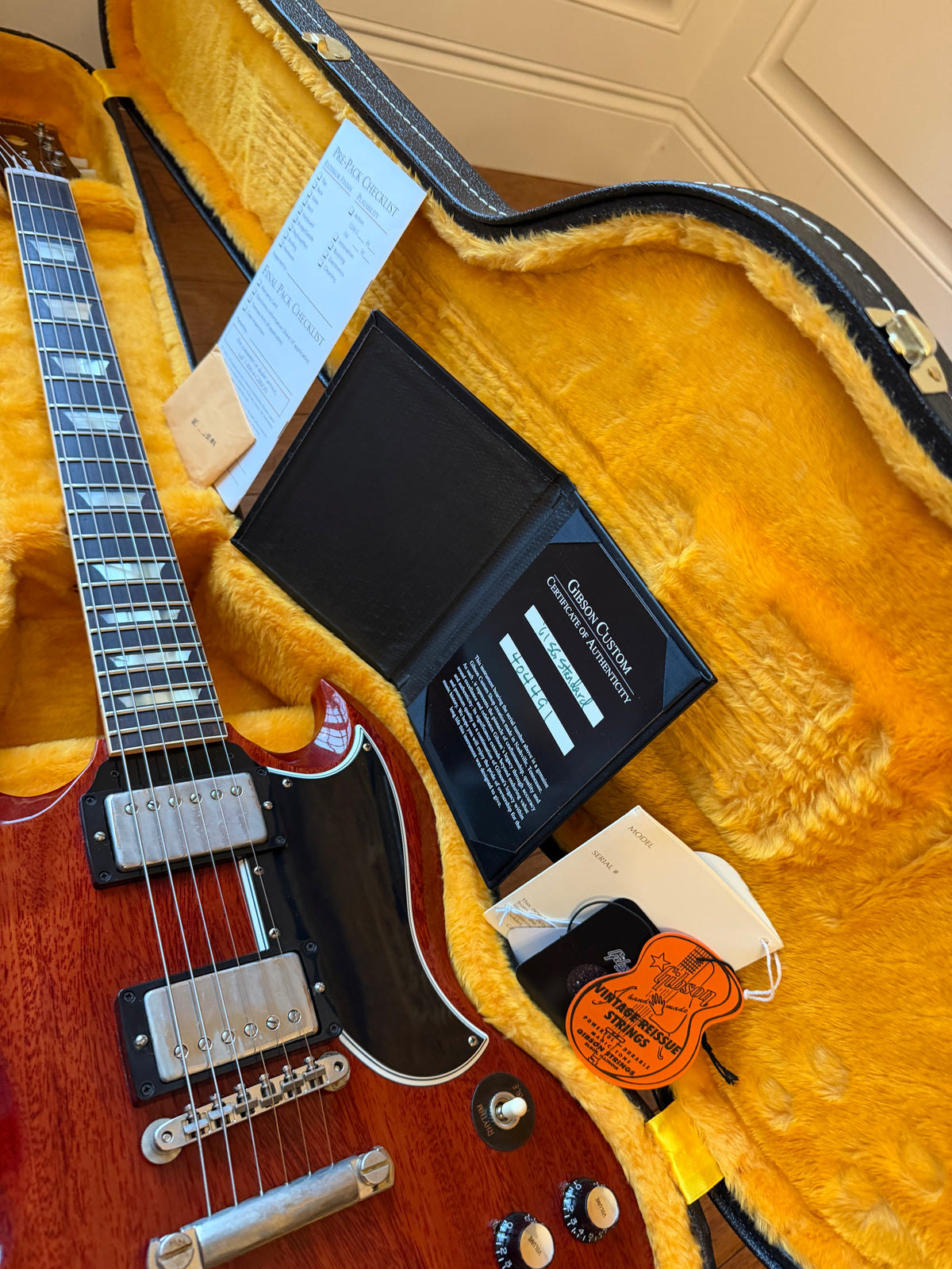 2024 Gibson Custom Shop SG Les Paul ‘61 Standard - Cherry Red
