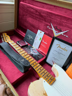 2024 Fender Custom Shop Esquire Telecaster 50s Limited Edition Super Heavy Relic - Aged White Blonde