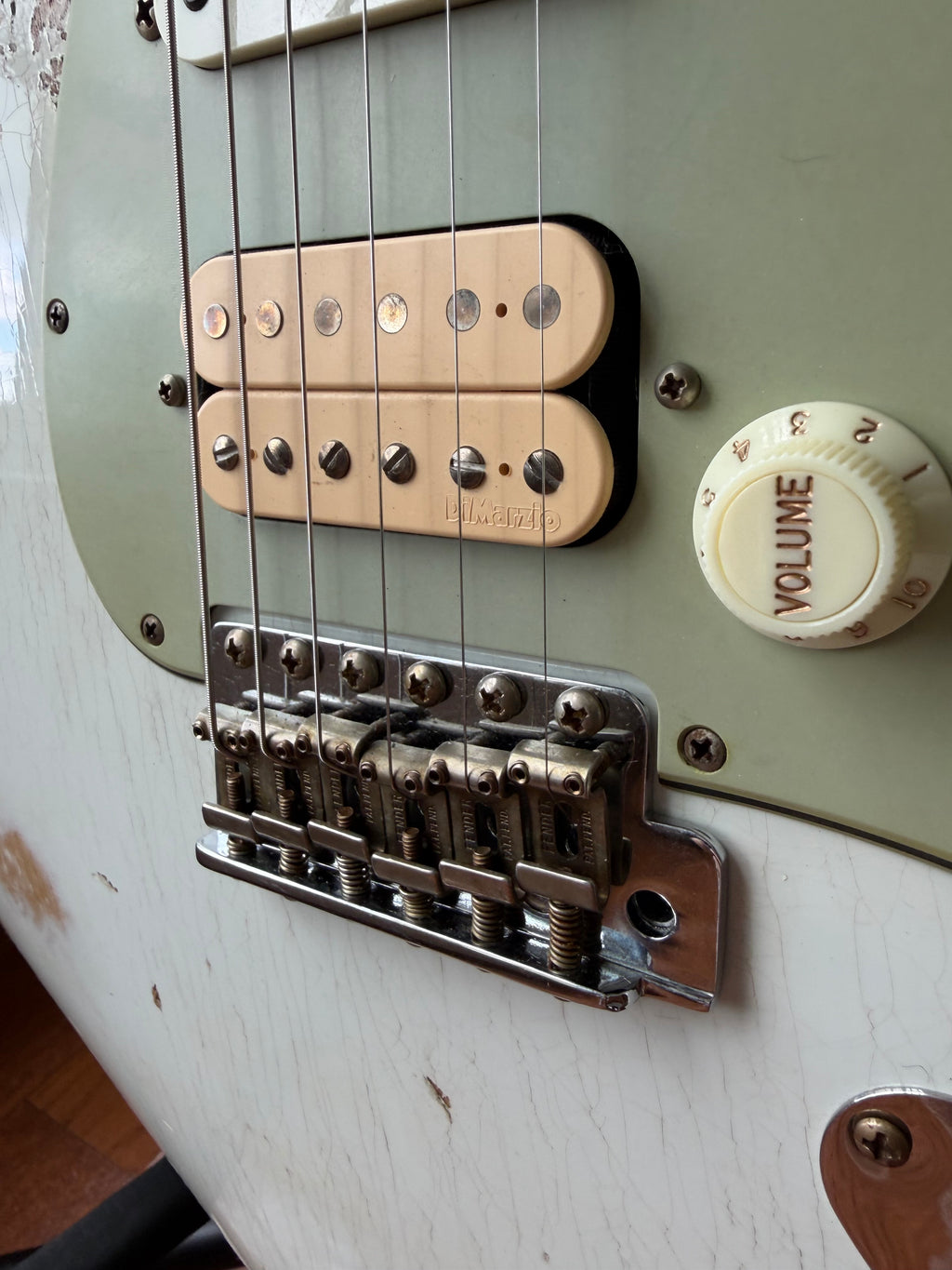 2026 Fender Custom Shop ‘62 Stratocaster 6.9 lbs HSS Heavy Relic - Olympic White