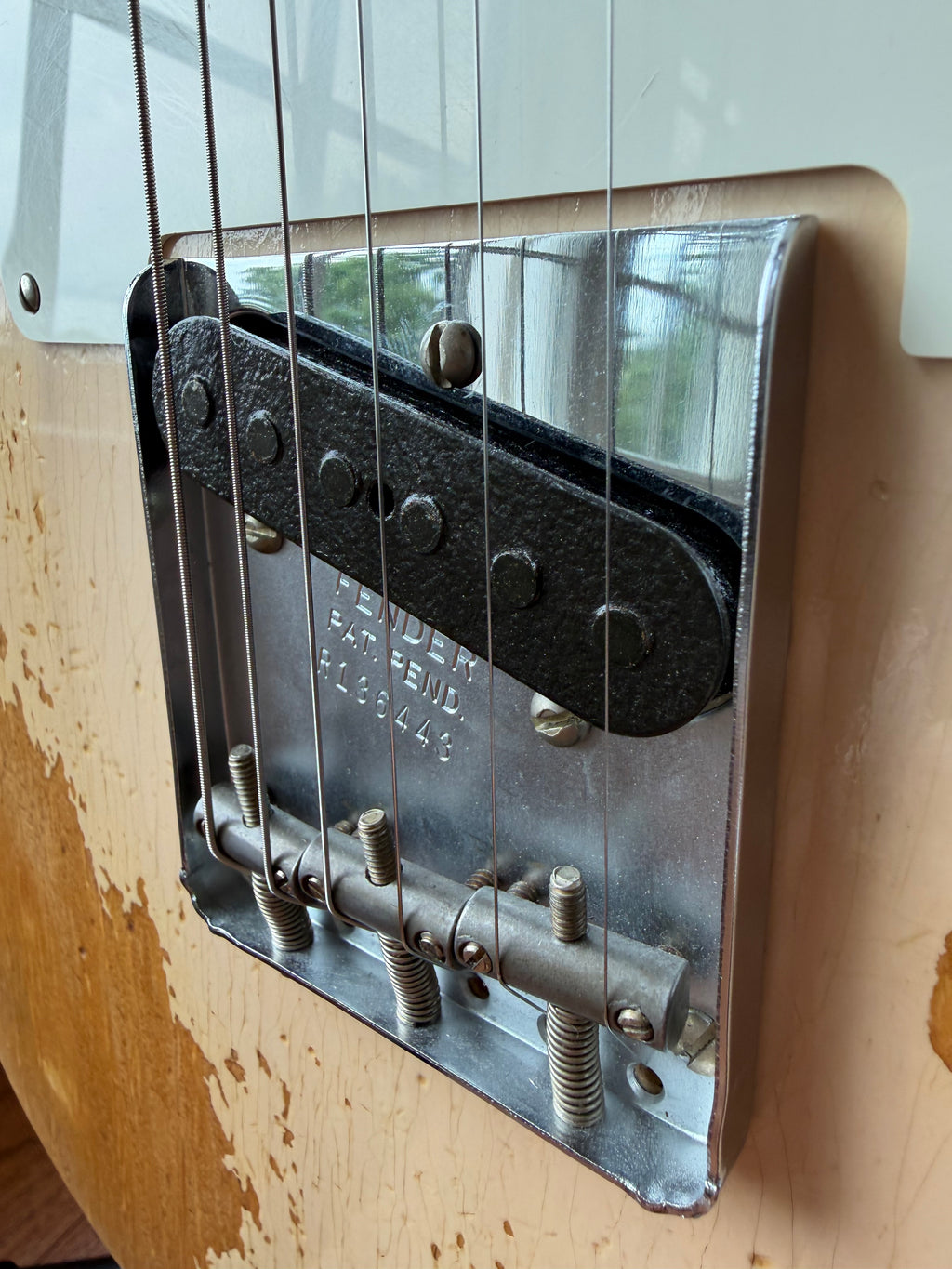 2024 Fender Custom Shop Esquire Telecaster 50s Limited Edition Super Heavy Relic - Aged White Blonde