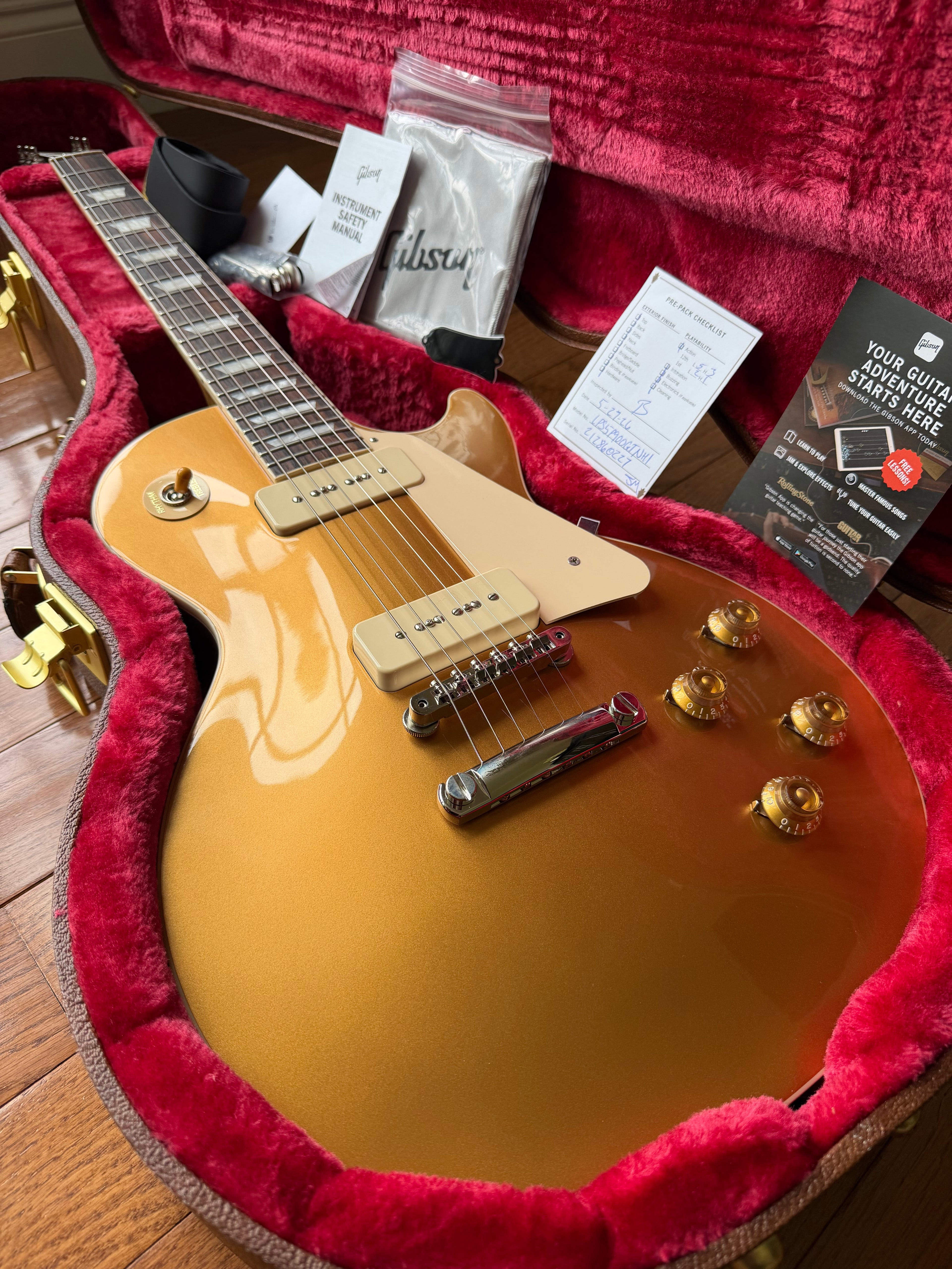 2026 Gibson Les Paul Standard P90 50s - Gold Top